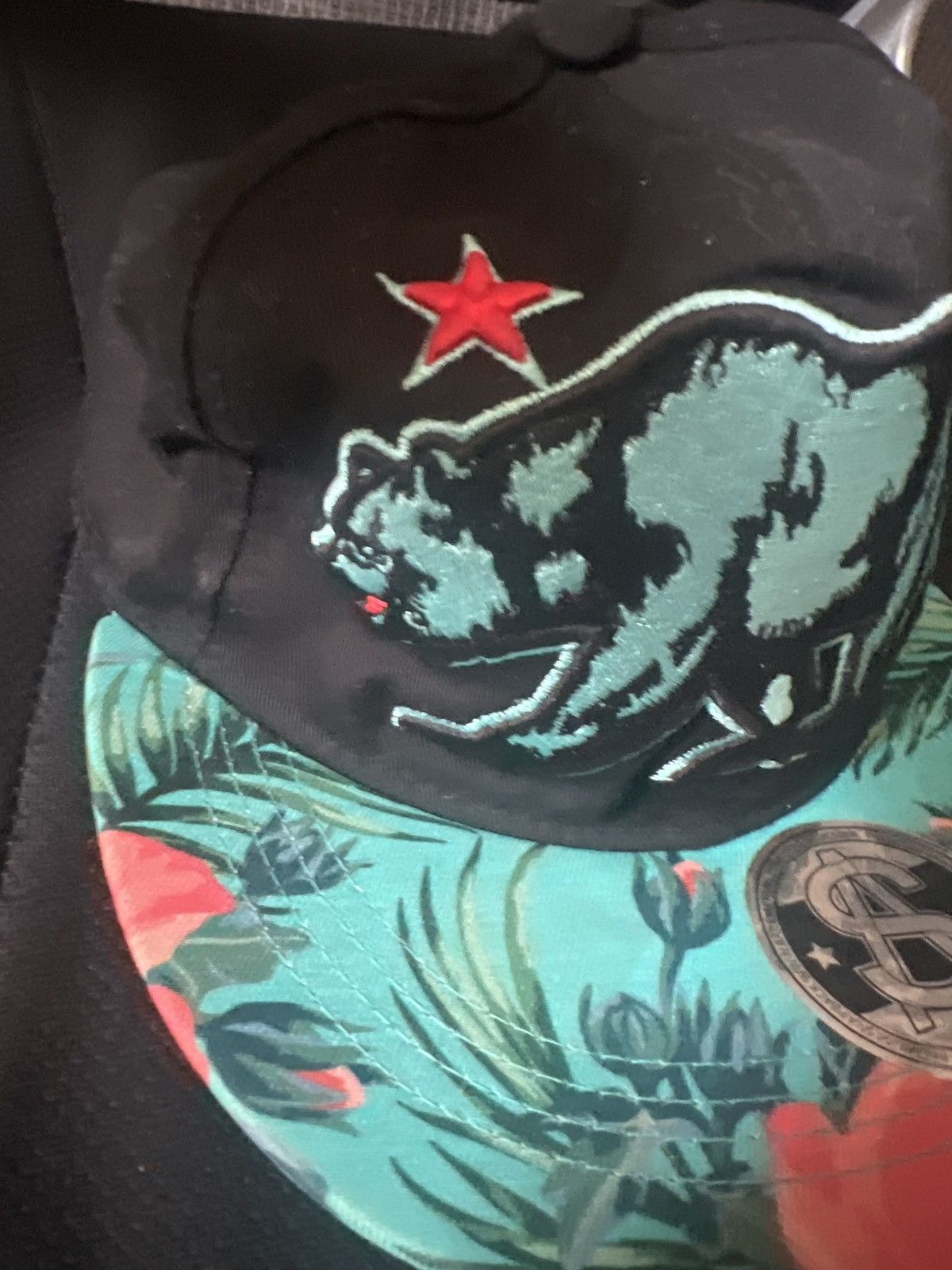 California Republic Sole Addiction California Republic Logo Floral Snapback Size ONE SIZE - 2 Thumbnail