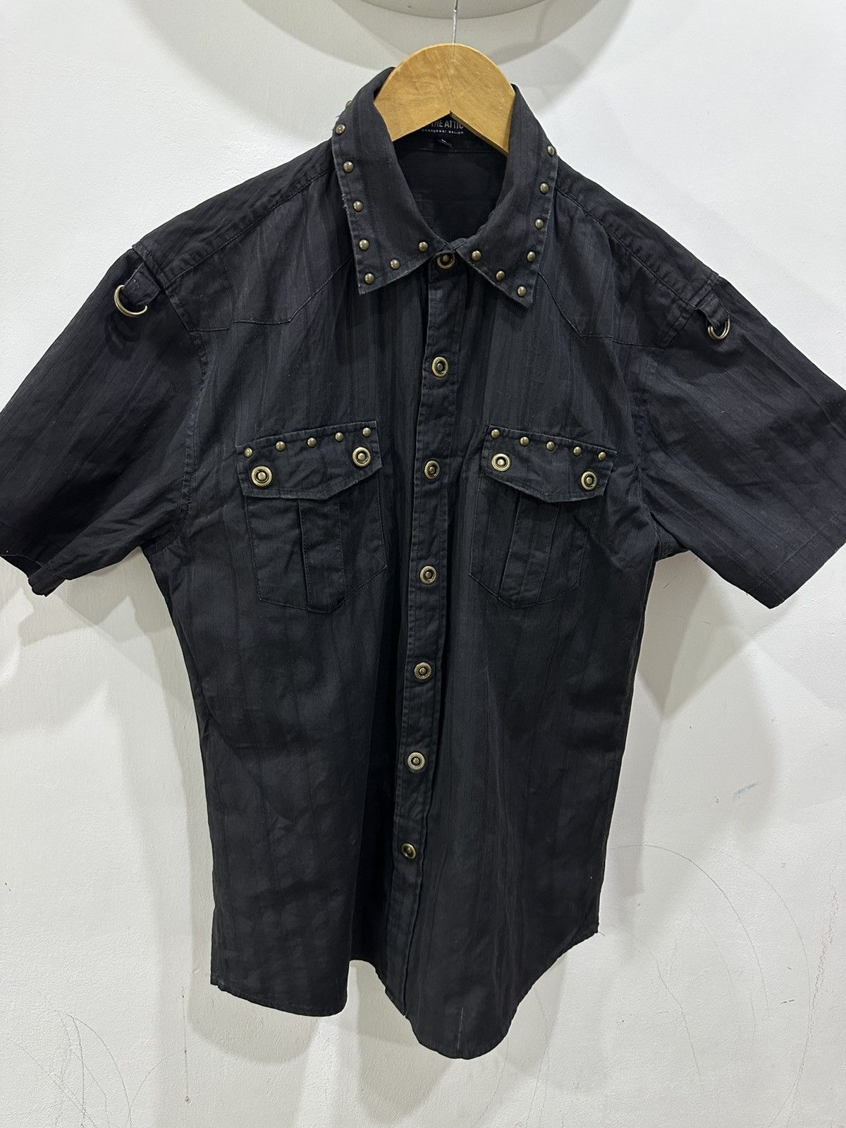 In The Attic In The Attic Homme Bondage Studded Button Shirt Size US M / EU 48-50 / 2 - 16 Thumbnail