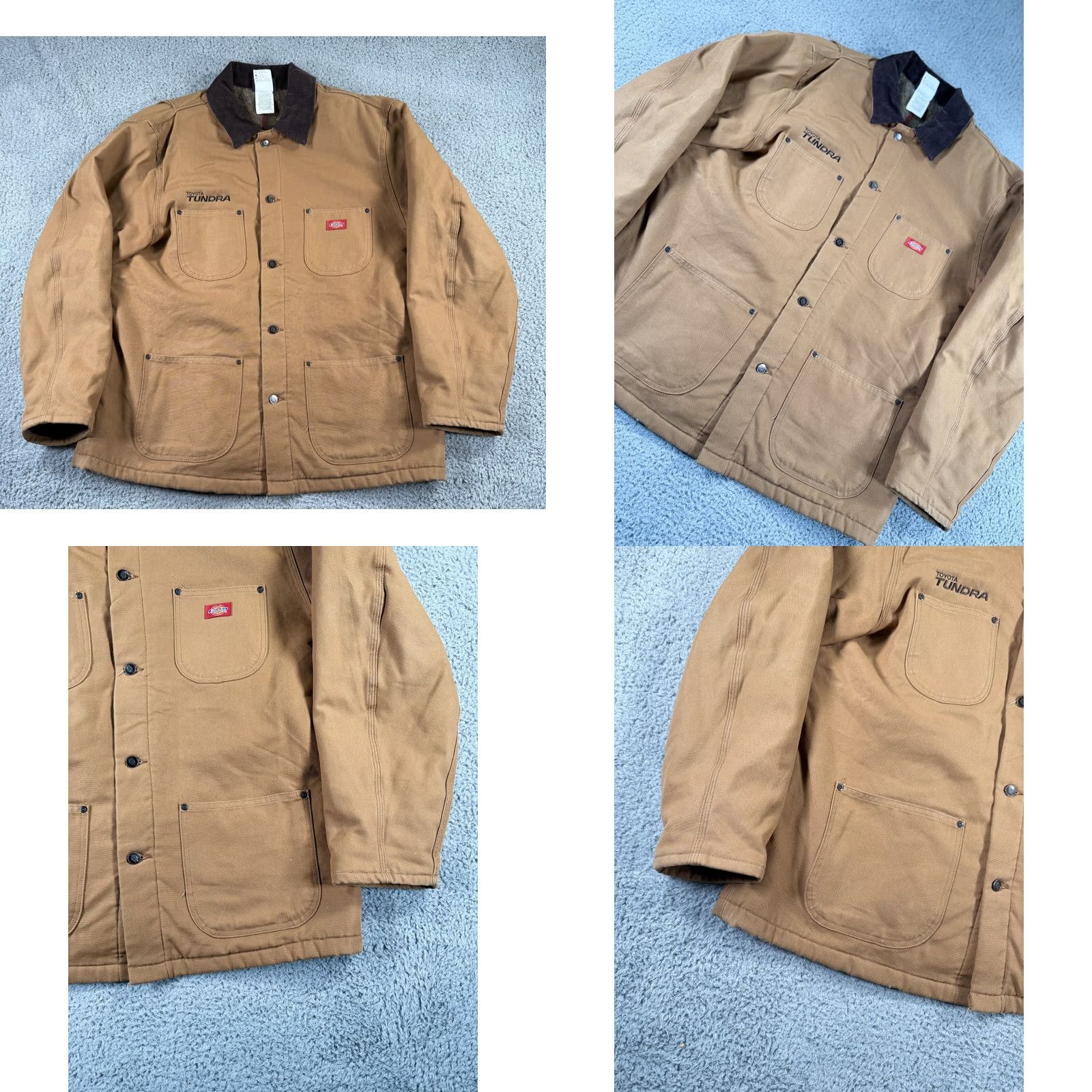 Dickies VTG Dickies Detroit Style Jacket Bomber Mens XL Brown Canvas Quilted Lined 90s Outdoor Workwear Size US XL / EU 56 / 4 - 8 Thumbnail