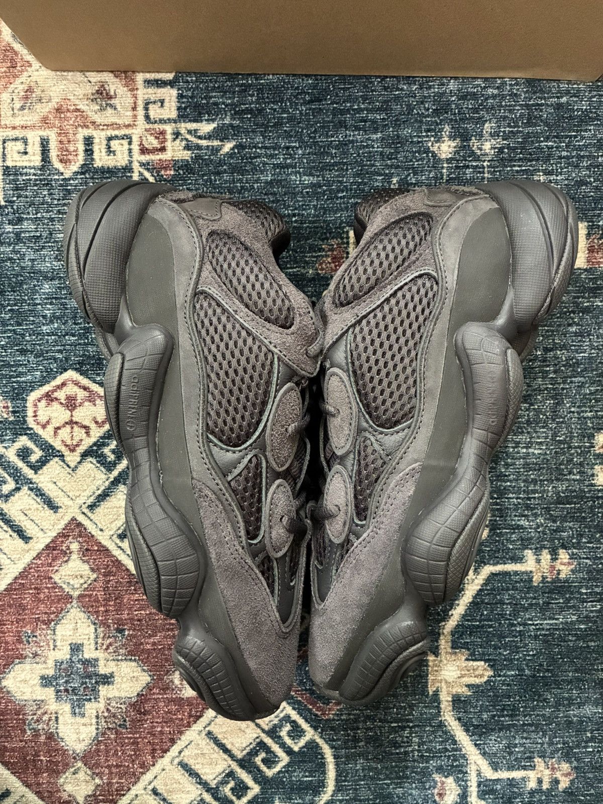 Adidas × Kanye West Adidas Yeezy 500 Utility Black SKU F36640 Brand New Size US 6.5 / EU 39-40 - 2 Thumbnail
