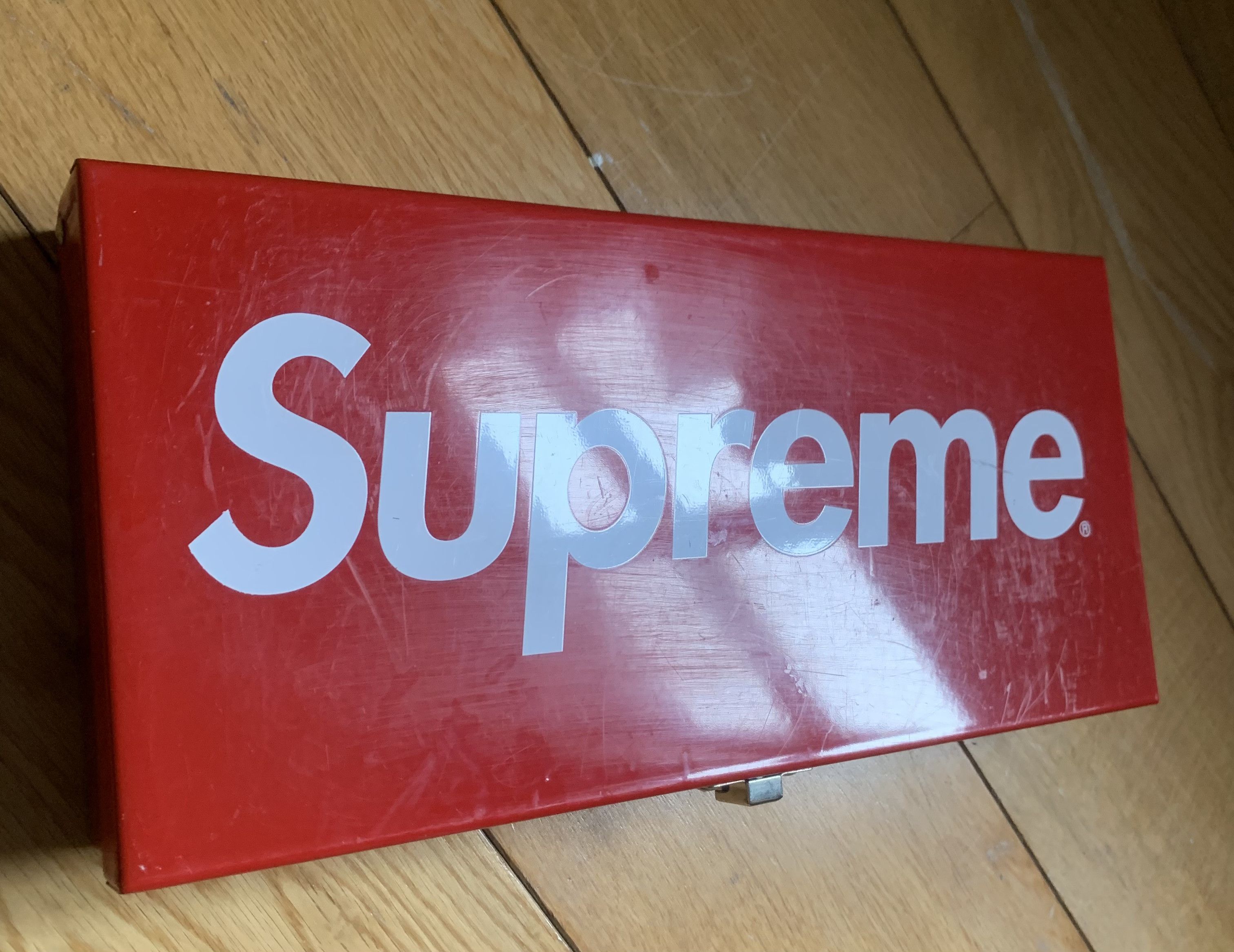 Supreme Supreme Large Metal Storage Box Red Size ONE SIZE - 7 Thumbnail