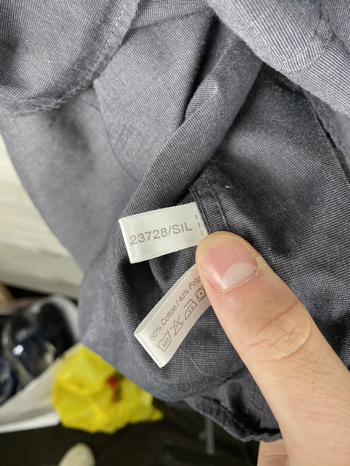 Yves Saint Laurent Mens Vintage Yves Saint Laurent Shirt Button Up Size US XXL / EU 58 / 5 - 15 Thumbnail