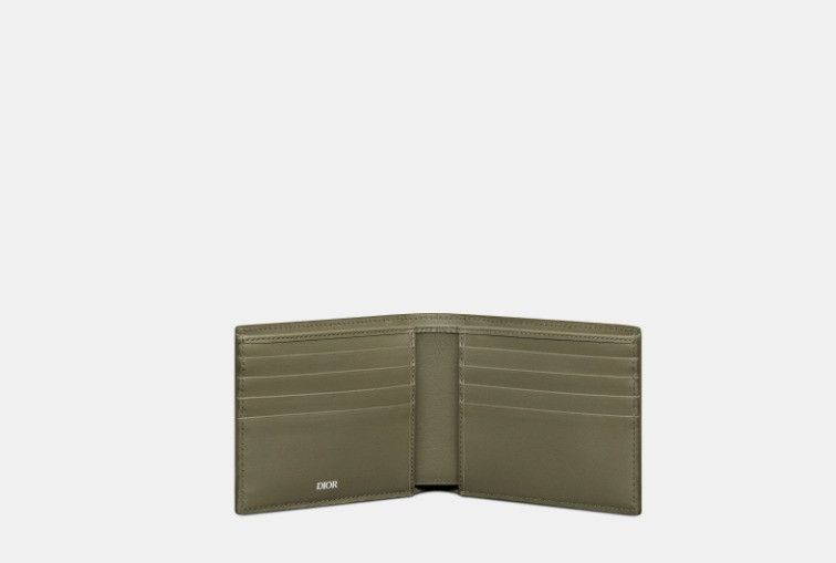Dior o1w1db10325 1ESME Size: OS / Bifold Wallet in Khaki Size ONE SIZE - 3 Thumbnail