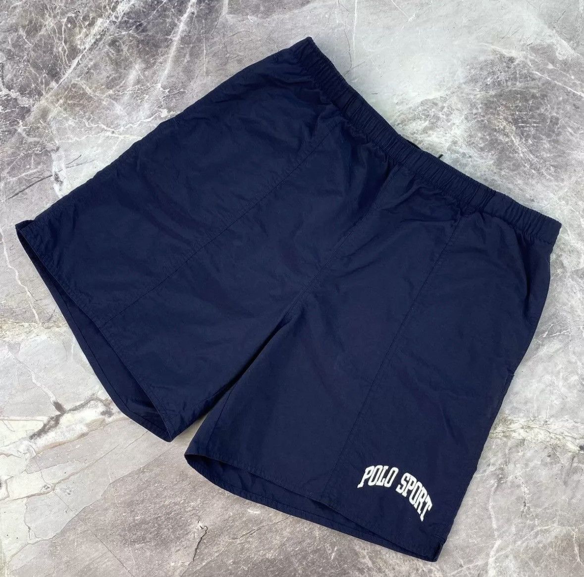 Ralph Lauren Sport × Vintage VINTAGE POLO SPORT POLO RALPH LAUREN NYLON SHORTS MENS L Size US 34 / EU 50 - 5 Thumbnail