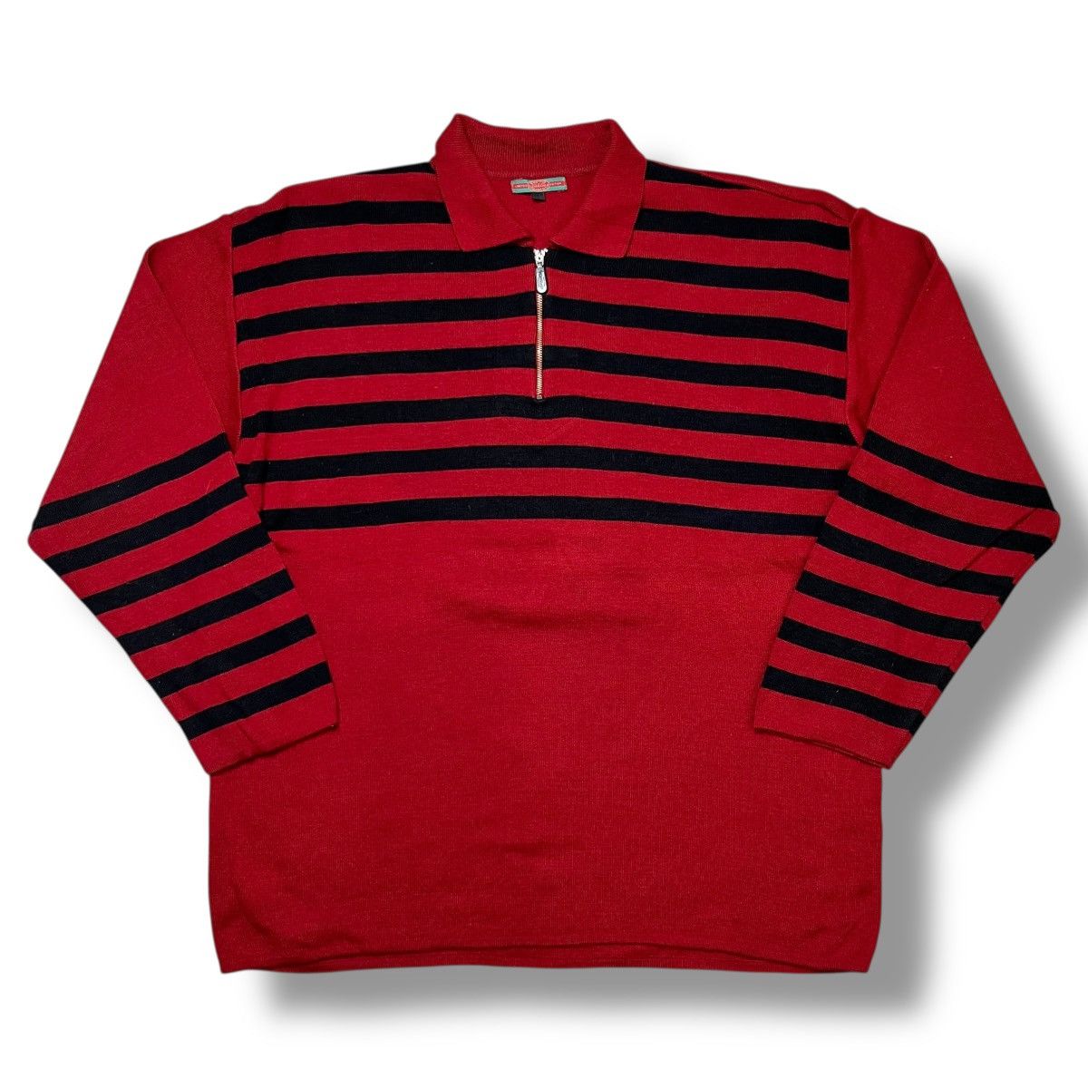 Marithe + Francois Girbaud Vintage Marithé + François Girbaud Knit Half Zip Size US L / EU 52-54 / 3 - 1 Thumbnail