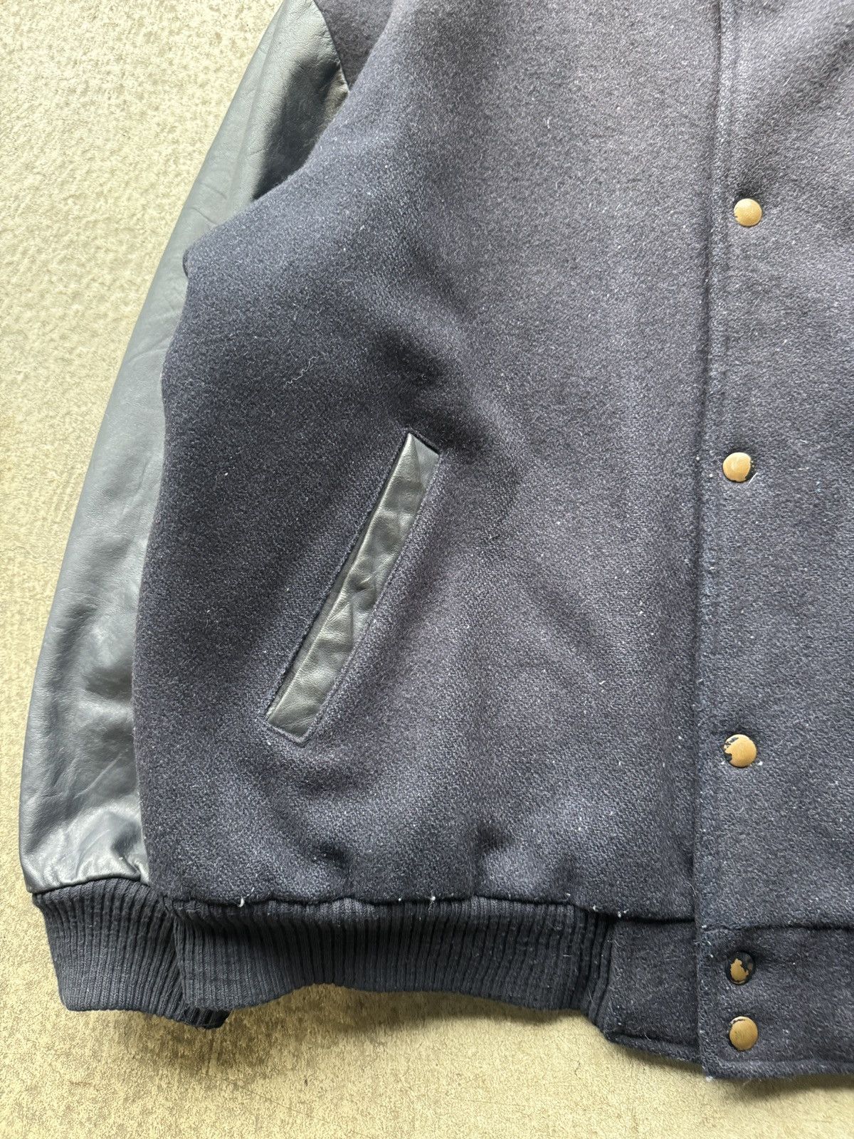 Japanese Brand Vintage all black leather and suede variety style jacket Size US XL / EU 56 / 4 - 3 Thumbnail
