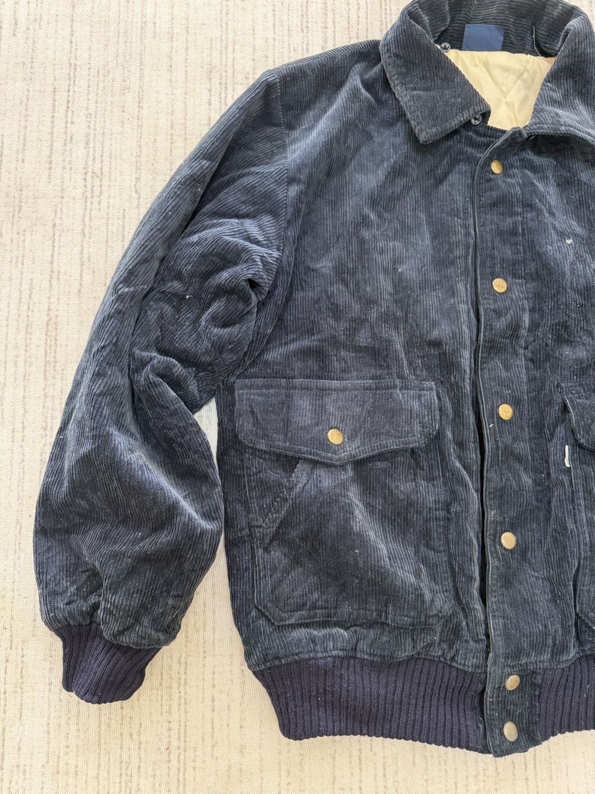 Big John Vintage 80s big john velvet bomber jacket Size US L / EU 52-54 / 3 - 2 Thumbnail