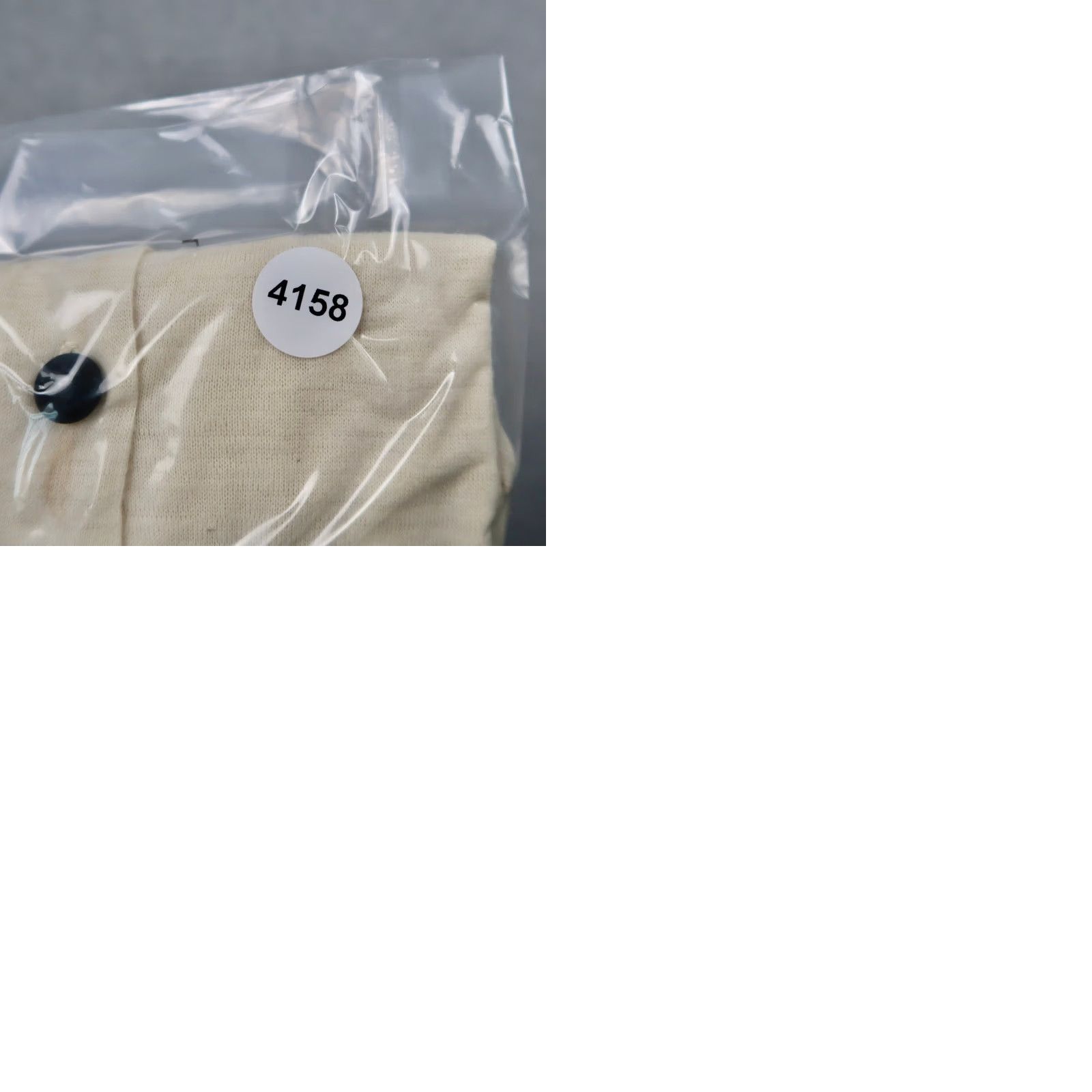 Vintage VINTAGE Campus Shirt Womens M Ivory 60s Di Firenze by 60s Mod Acrylic Knit Button Up Size M / US 6-8 / IT 42-44 - 11 Thumbnail