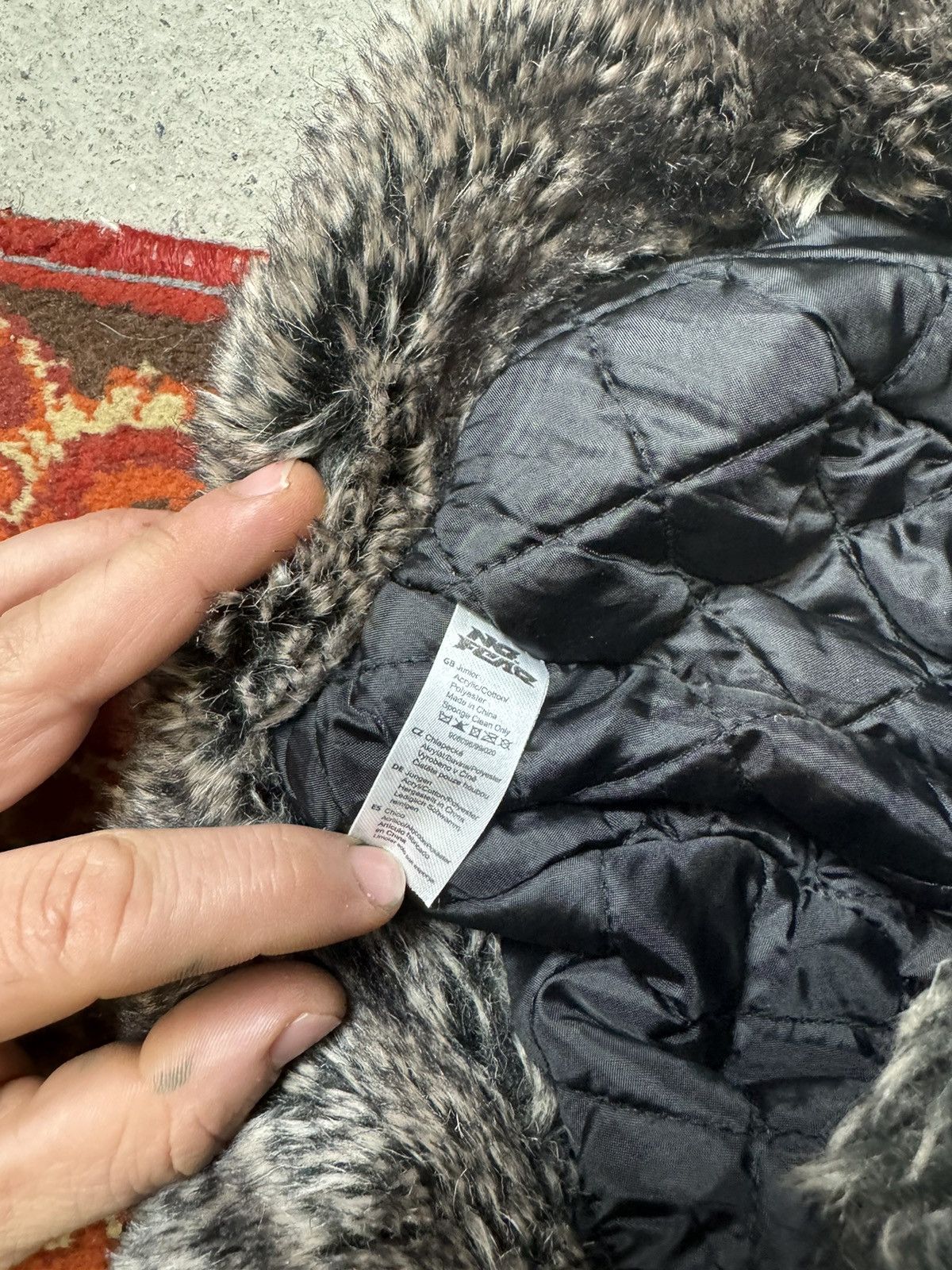Hysteric Glamour × Vintage Vintage Y2K No Fear Opium Camo Fur Japanese Ushanka Hat Size ONE SIZE - 10 Thumbnail