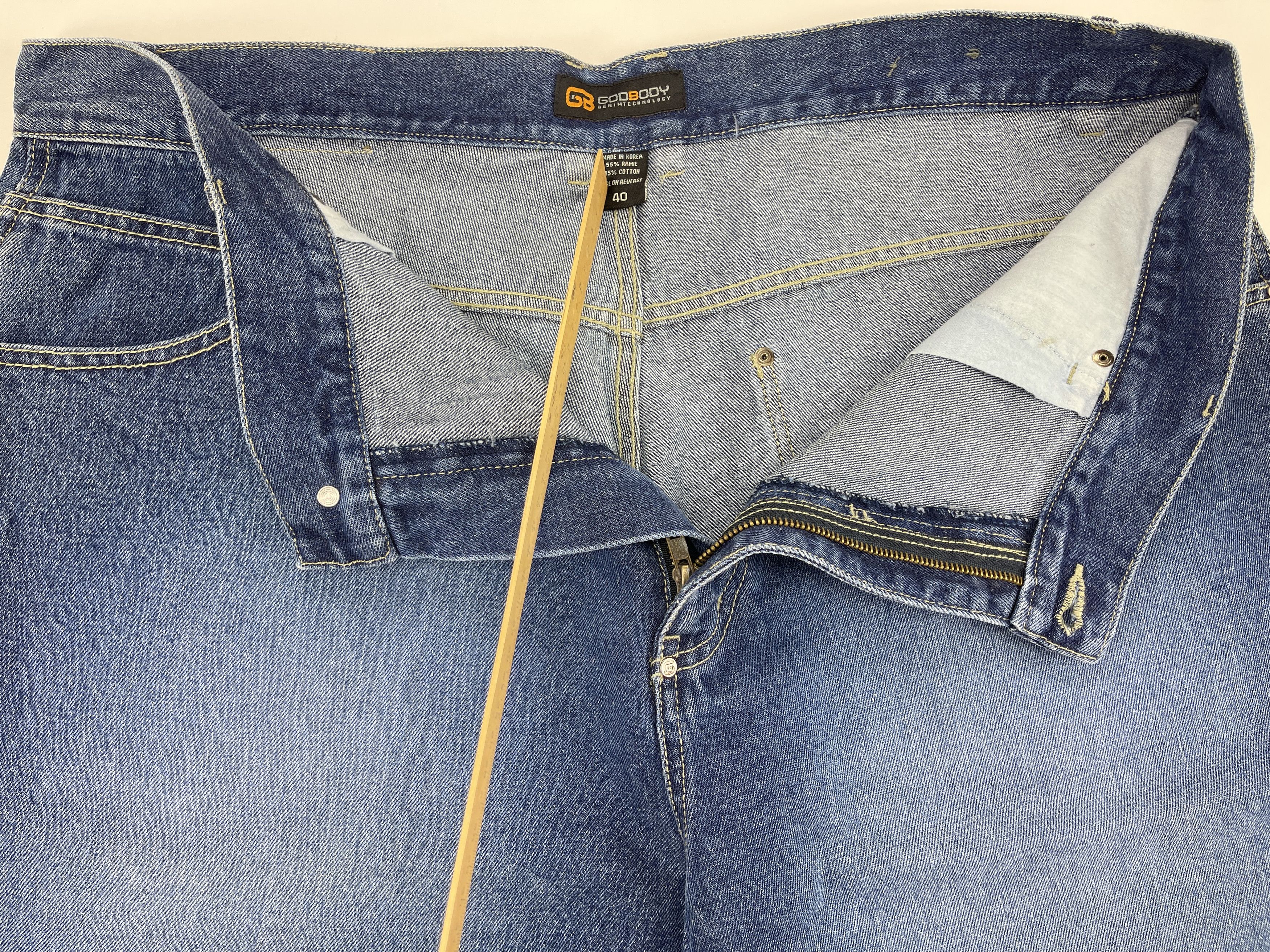 Vintage Godbody shorts, vintage jeans, 90s hip hop, 1990s baggy W 40 Size US 40 / EU 56 - 10 Thumbnail