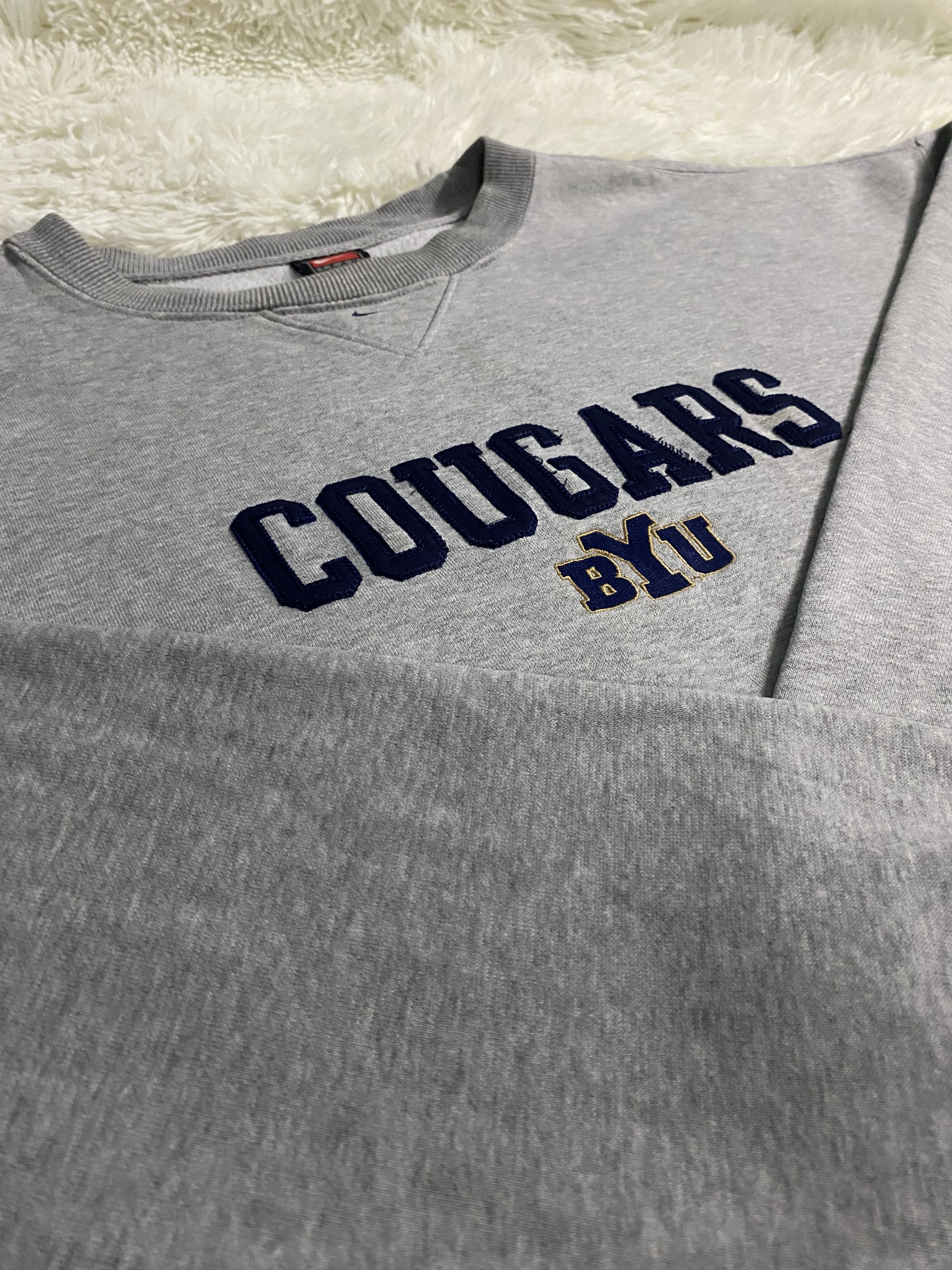 Nike Nike Center Baggy Style Sweatshirt Vintage Size US XL / EU 56 / 4 - 7 Thumbnail