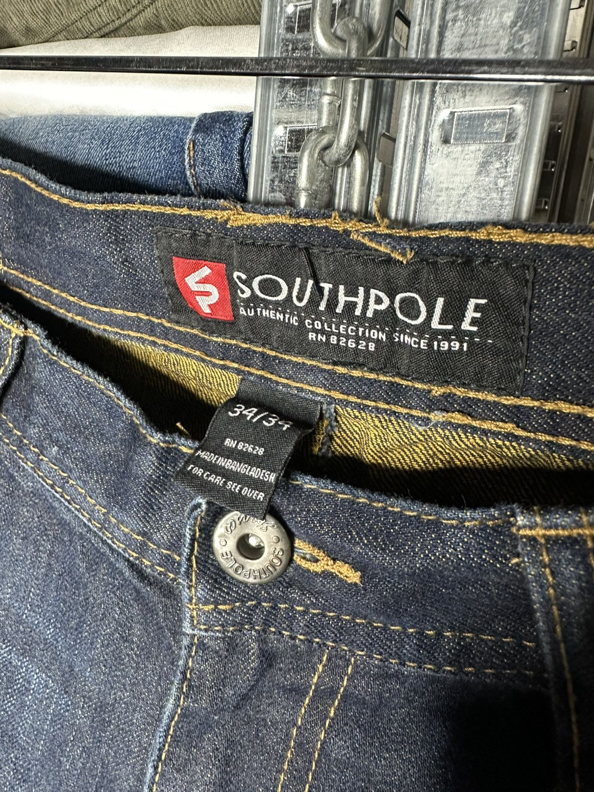 Southpole SouthPole 34 x 34 Crazy Vintage Y2K Skater Rap Jeans Pants Size US 34 / EU 50 - 13 Thumbnail