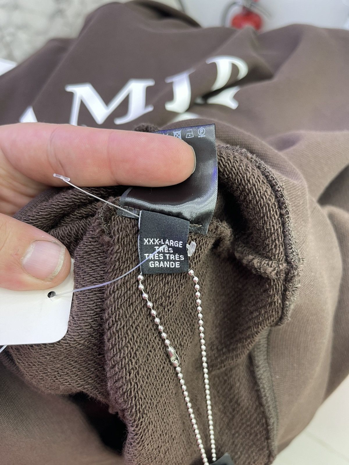 Amiri Amiri “MA bar” hoodie (brown) Size US XXL / EU 58 / 5 - 6 Thumbnail