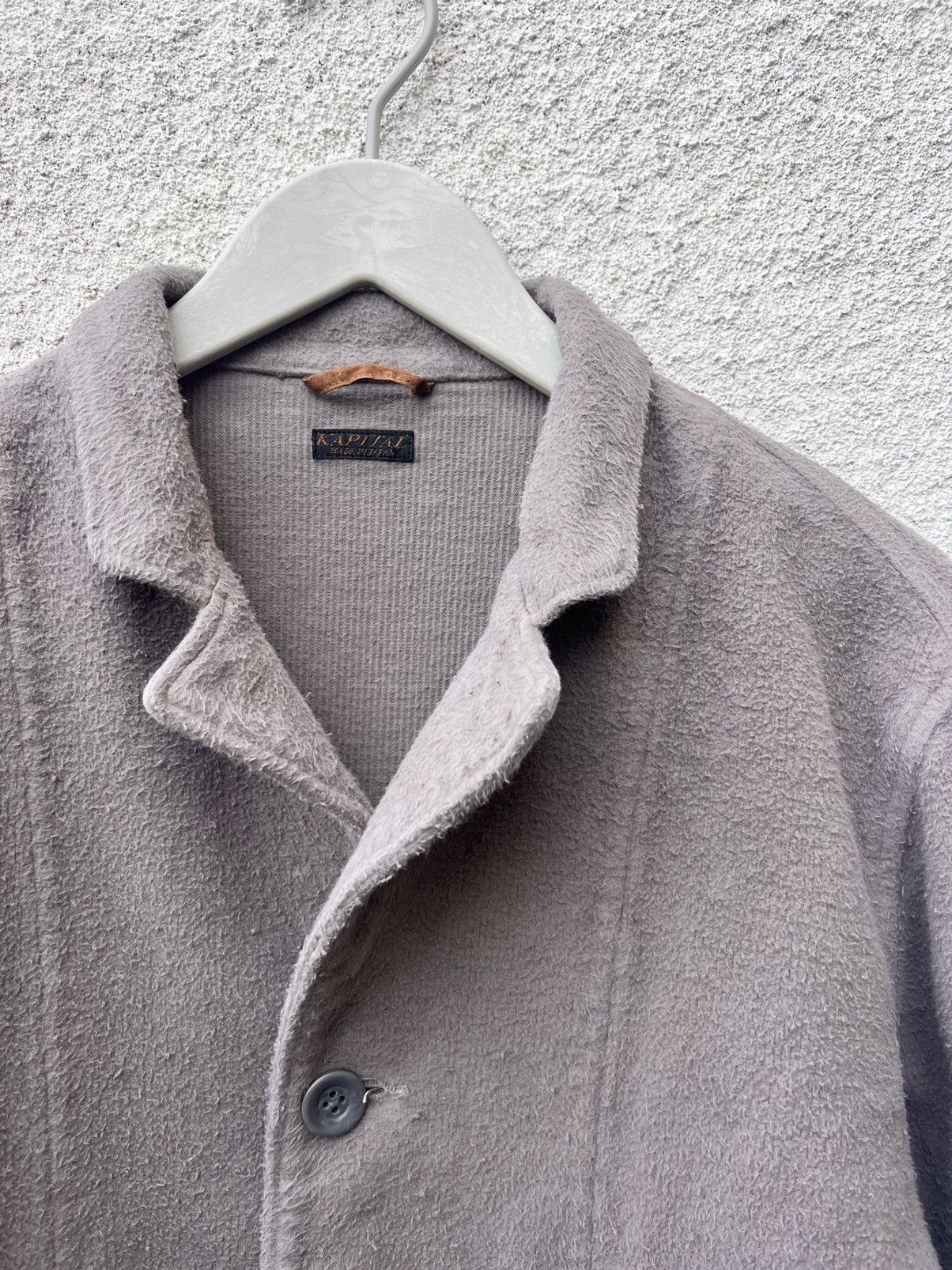 Kapital Napped Heat-Corduroy HOSPITAL JKT in Grey size 3 Large Size US L / EU 52-54 / 3 - 3 Thumbnail