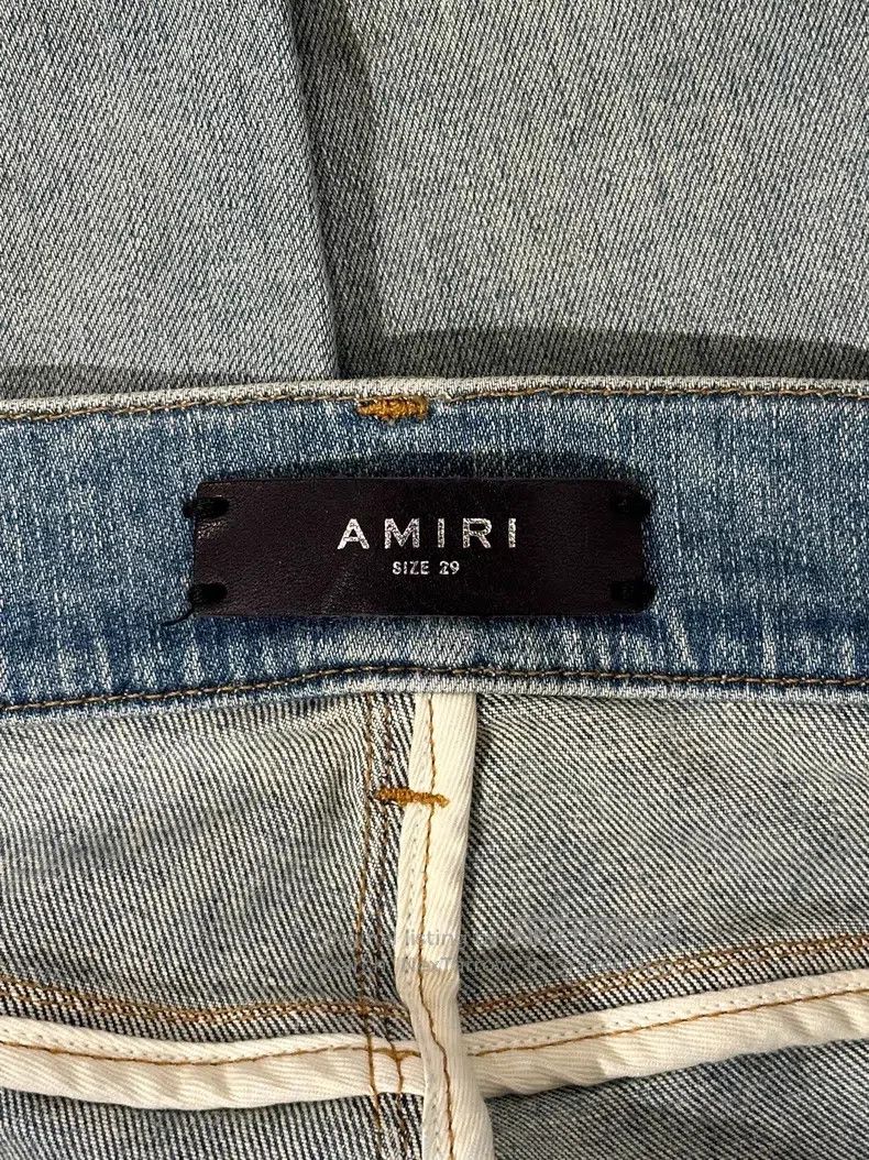 Amiri Amiri Distressed Washed Blue Denim Long Pants Size US 29 - 9 Thumbnail