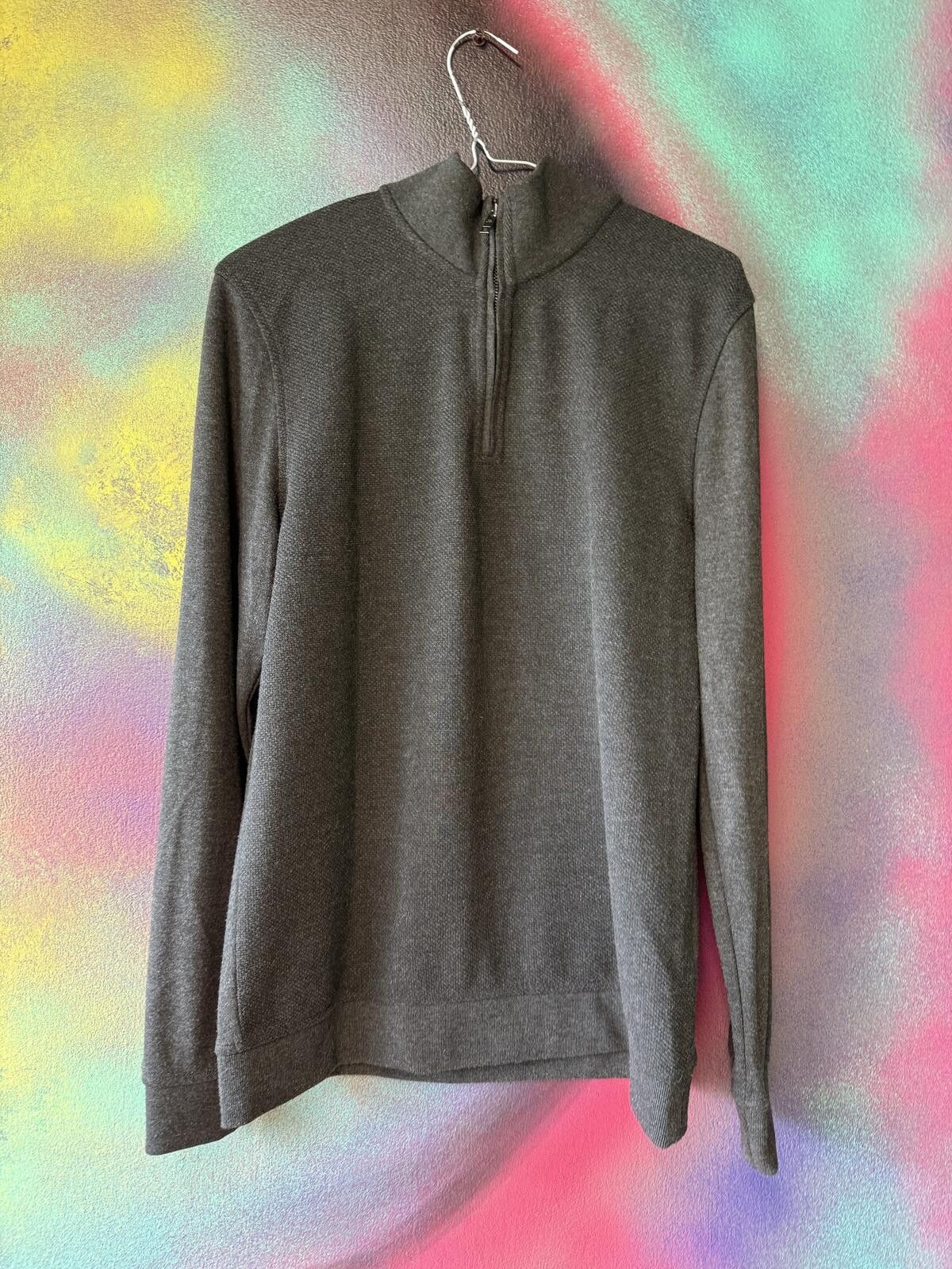Other Ted Baker Men's Charcoal Grey Quarter Zip Jumper Sweater Size US L / EU 52-54 / 3 - 1 Thumbnail