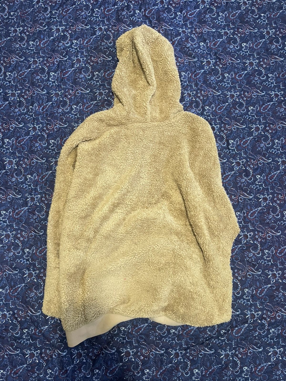 Pacsun Pacsun Beige Sherpa Quarterzip Hoodie Size US L / EU 52-54 / 3 - 3 Thumbnail