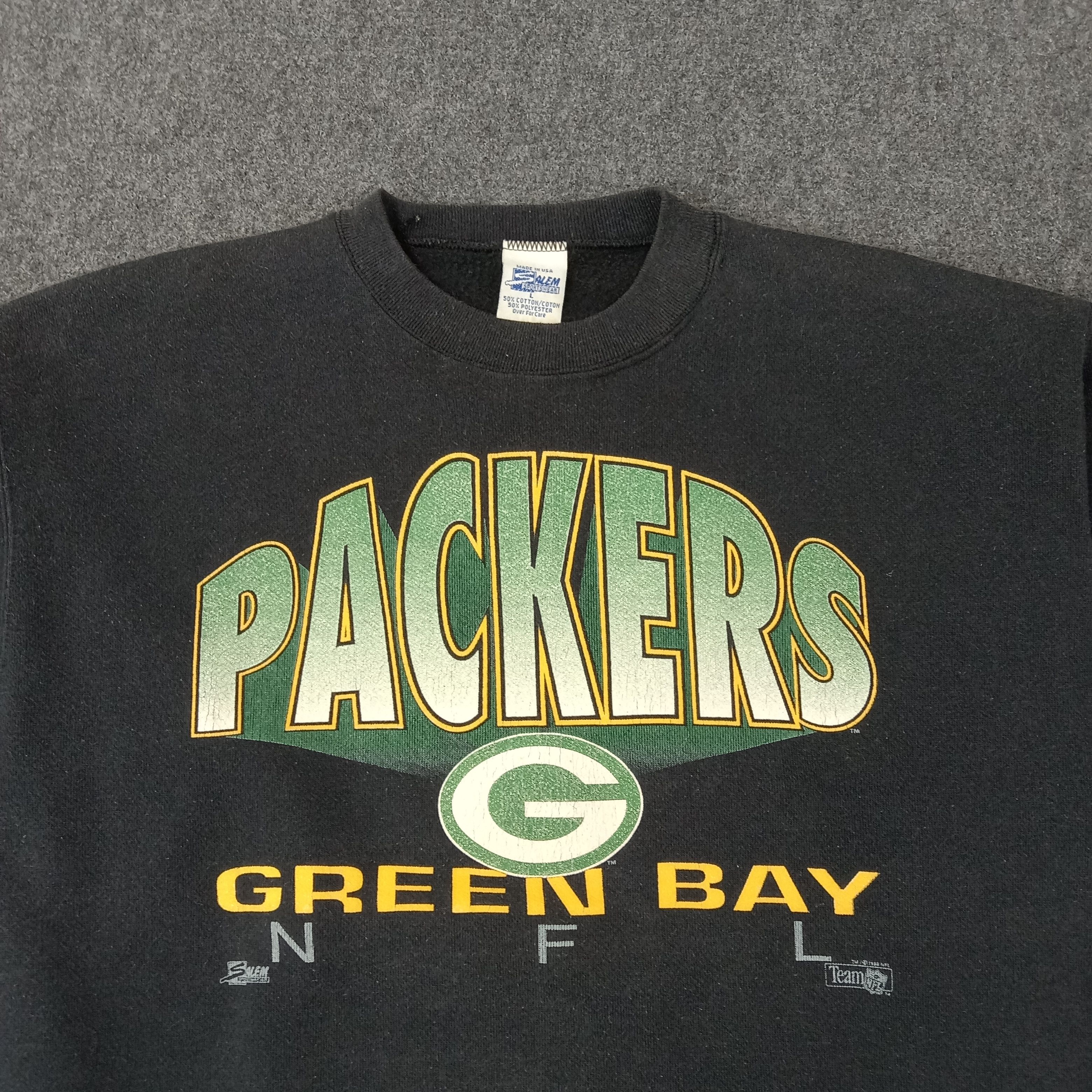 Salem Sportswear PACKERS GREEN BAY NFL Football Team Sweatshirt C256N19 Size US M / EU 48-50 / 2 - 2 Thumbnail