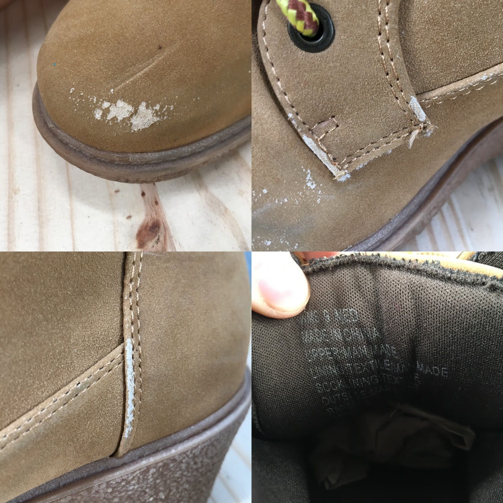 Vintage Unionbay Hiking Boots Womens 9 M Rapsody Brown Faux Leather Wedge Lace Up Size US 9 / IT 39 - 9 Thumbnail