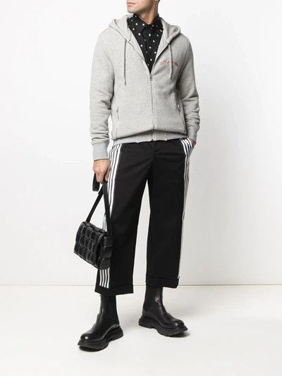 Alexander McQueen o1y1024 Hooded Sweatshirt In Grey Size US L / EU 52-54 / 3 - 2 Thumbnail