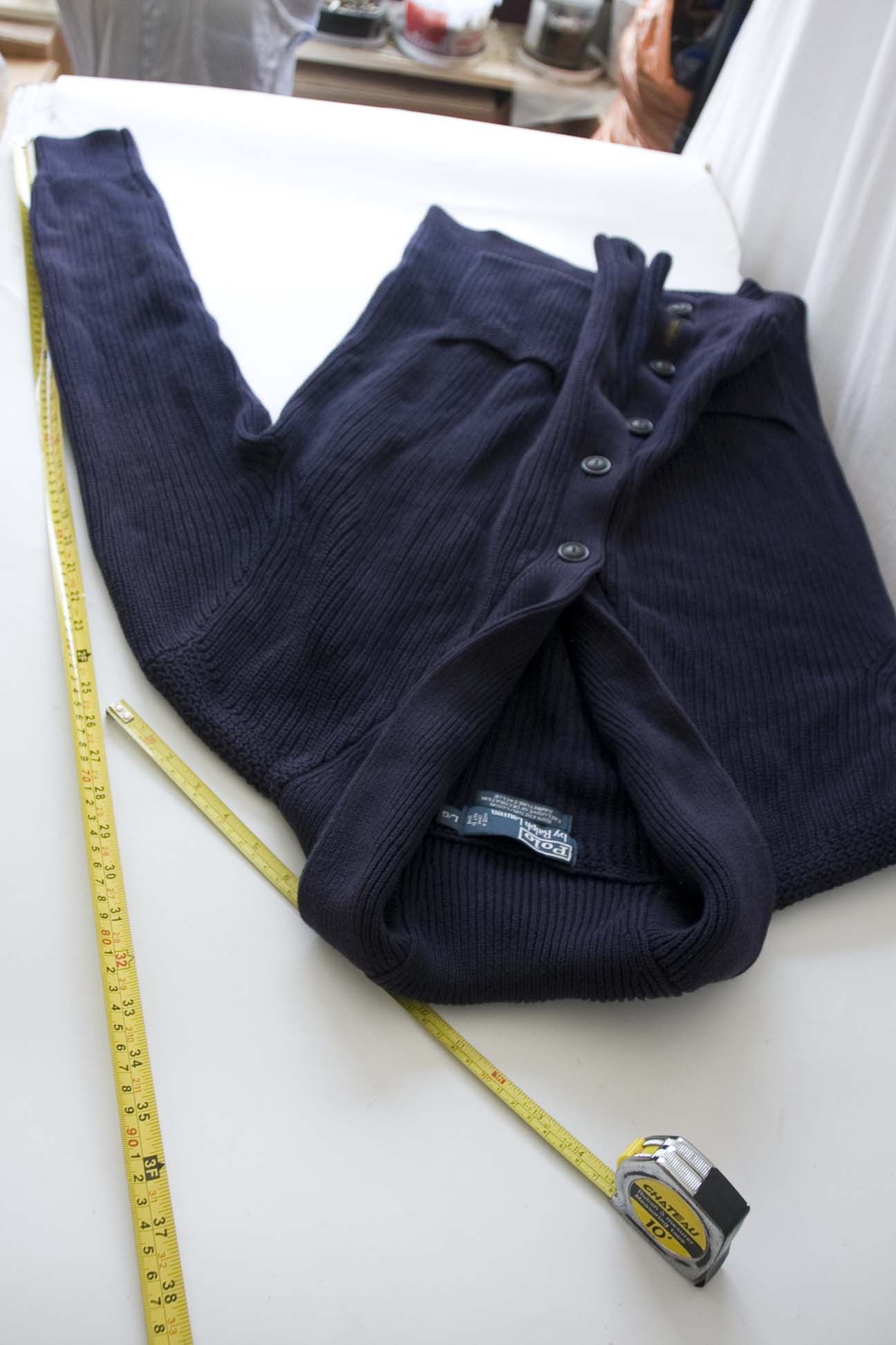 Ralph Lauren Ralph Lauren Shawl Sweater Cardigan Size L Cotton Dark Blue Size US L / EU 52-54 / 3 - 6 Thumbnail