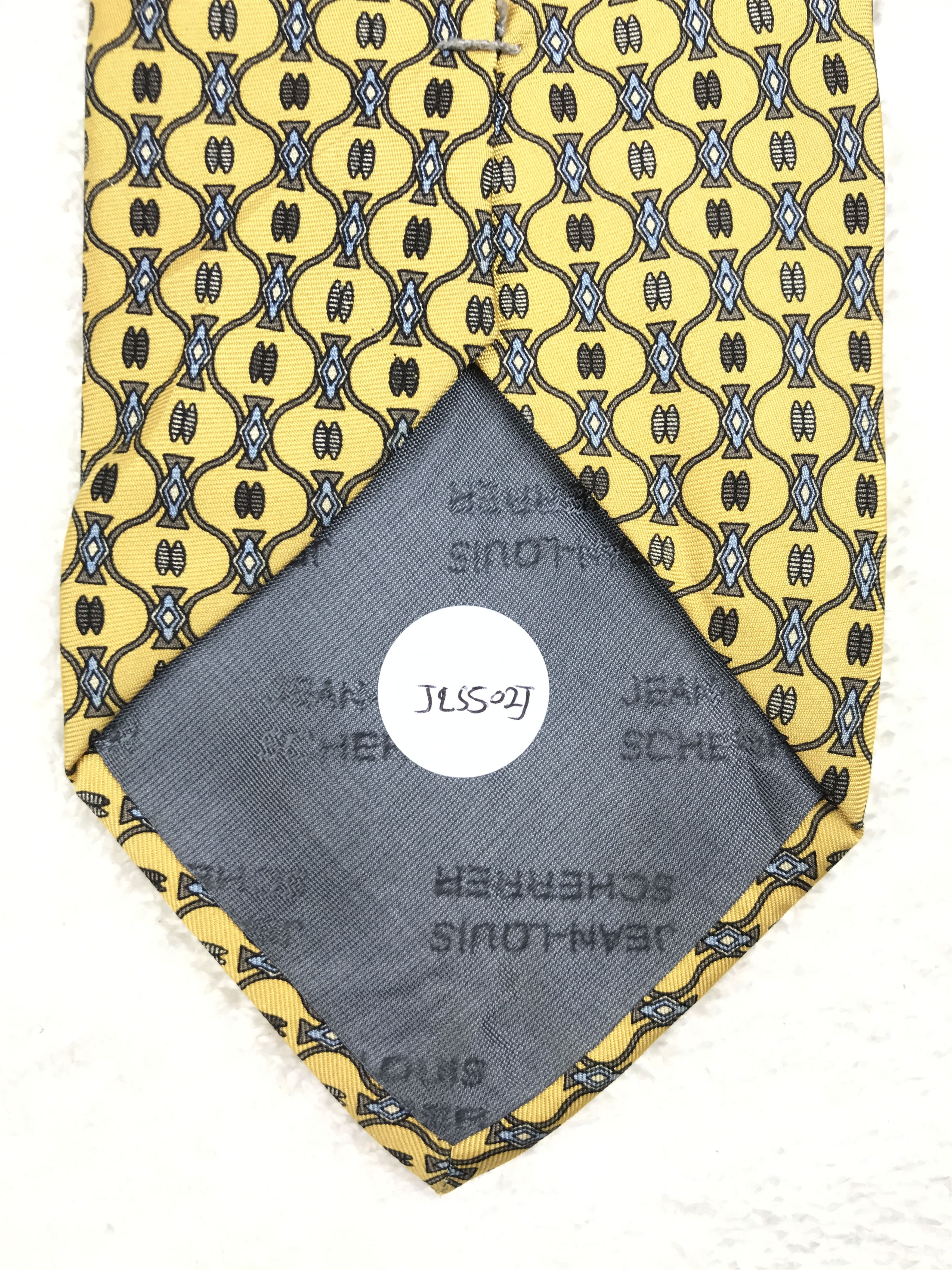 Designer × Jean-Louis Scherrer × Vintage Vintage Jean Louis Scherrer Silk Necktie Size ONE SIZE - 9 Thumbnail
