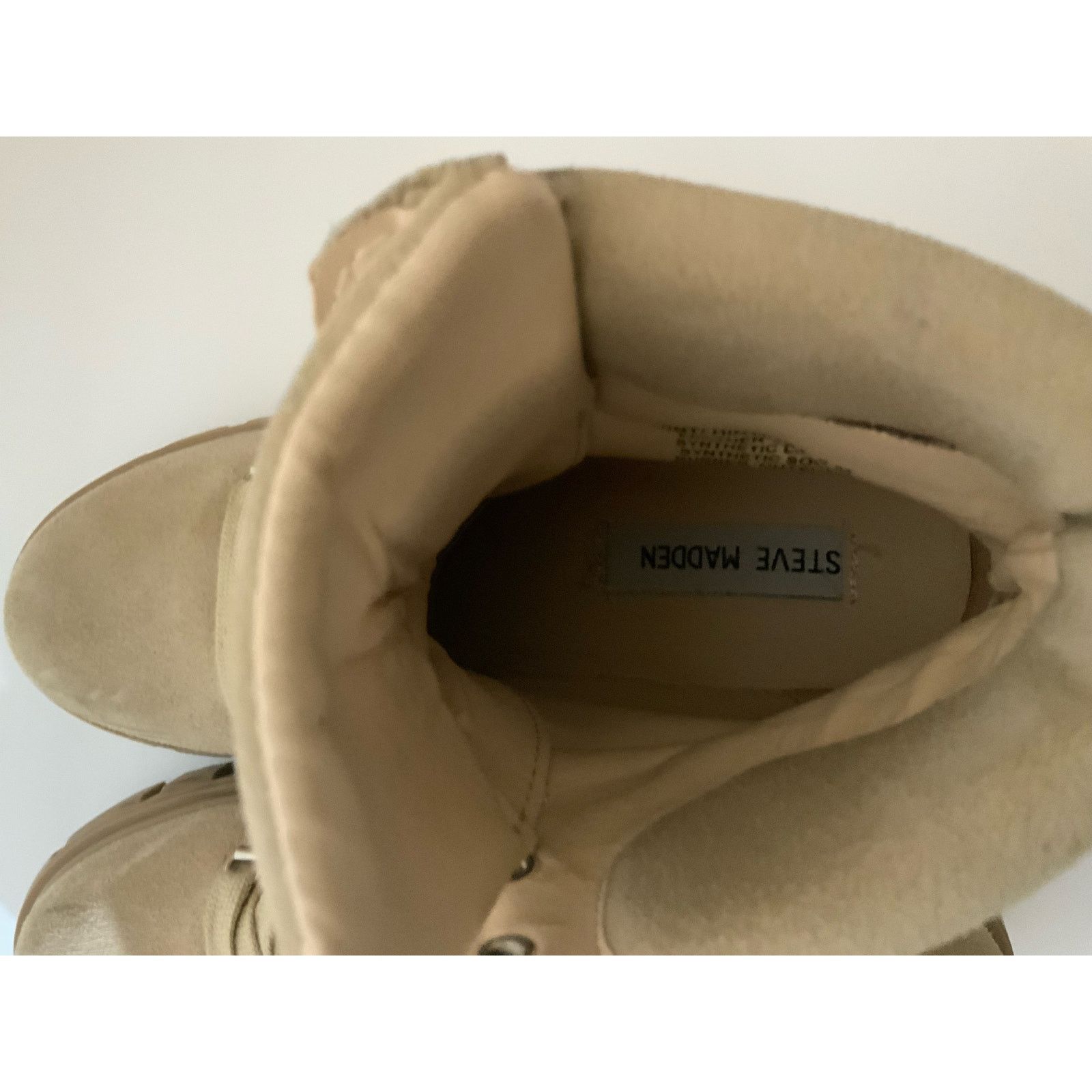 Steve Madden Steve Madden Suede Hint Lace Up Platform Bootie Size 6M USED Size US 6 / IT 36 - 6 Thumbnail