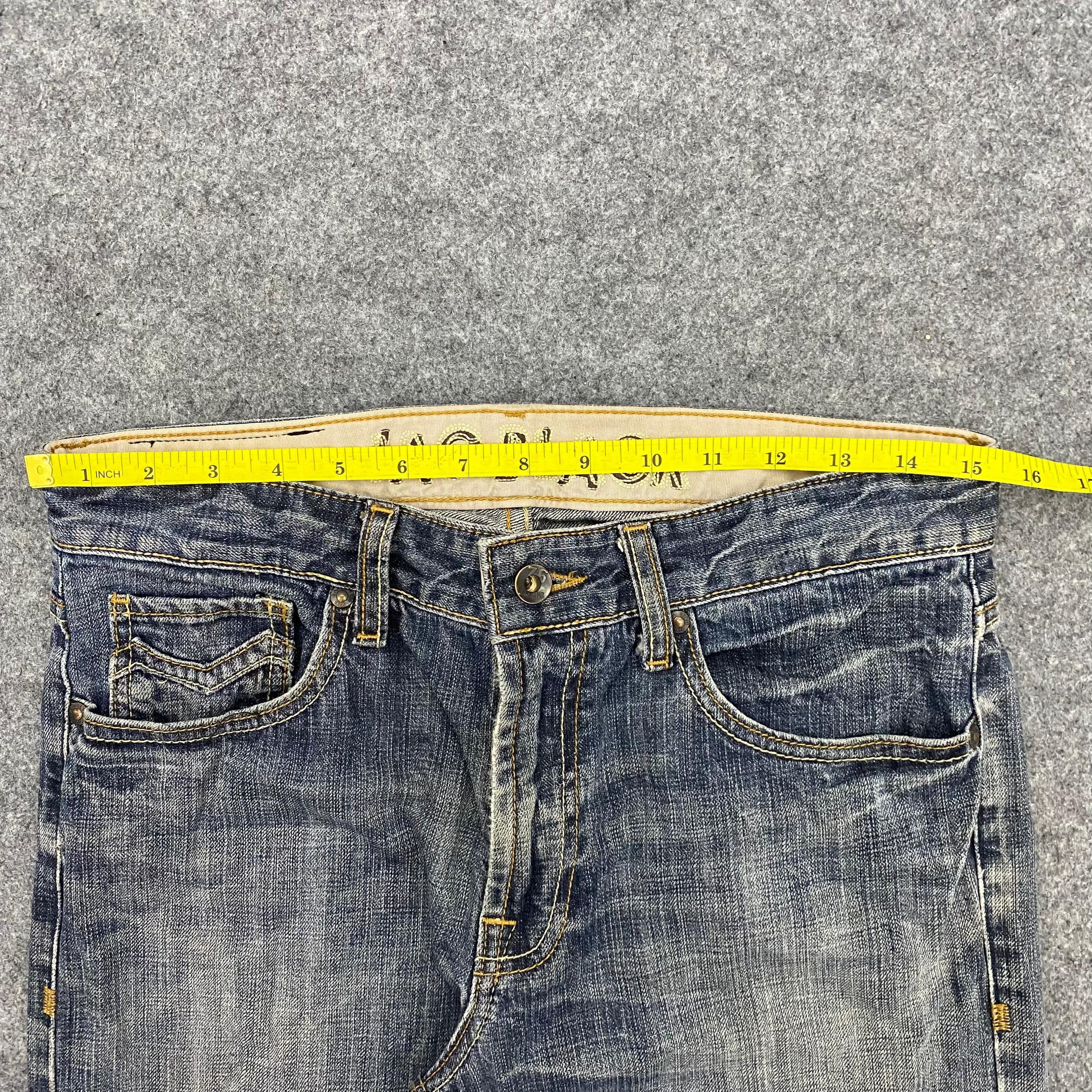 If Six Was Nine 💥Best Offer💥Jag Black Japanese Brand Distressed denim Size US 30 / EU 46 - 5 Thumbnail