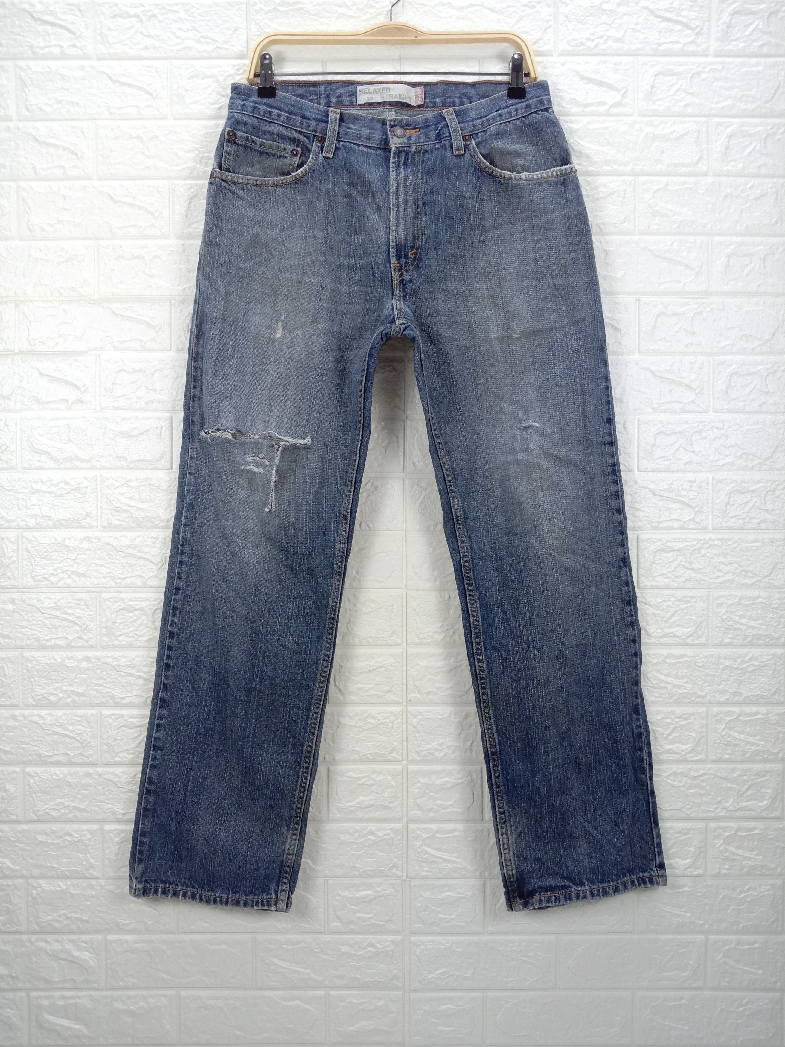 Levi's Vintage Levi's 559 Jeans Relaxed Straight Distressed Denim Size US 32 / EU 48 - 1 Thumbnail