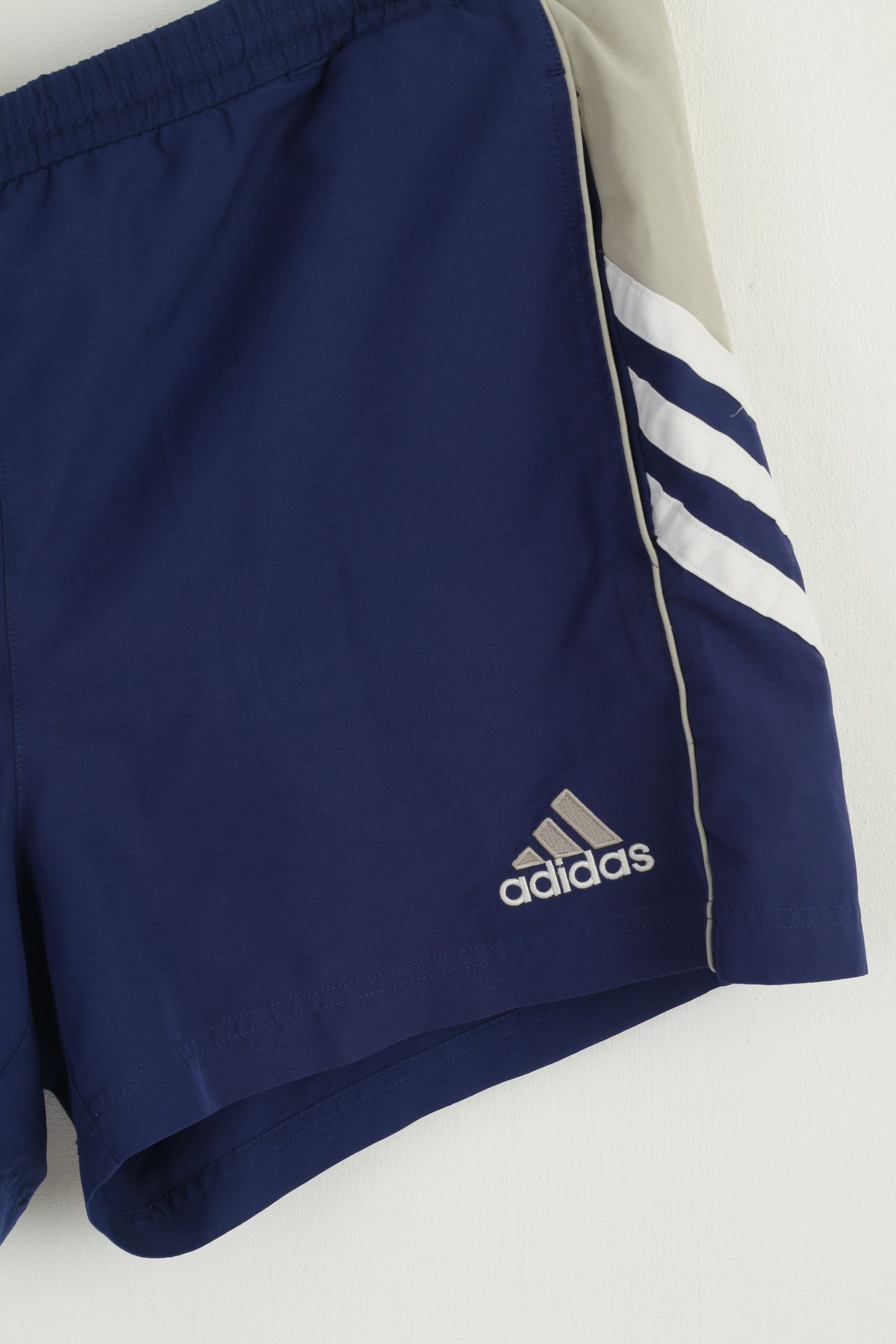 Adidas Adidas Men L Shorts Navy Vintage 00 Retro 8861 Size US 38 / EU 54 - 2 Thumbnail
