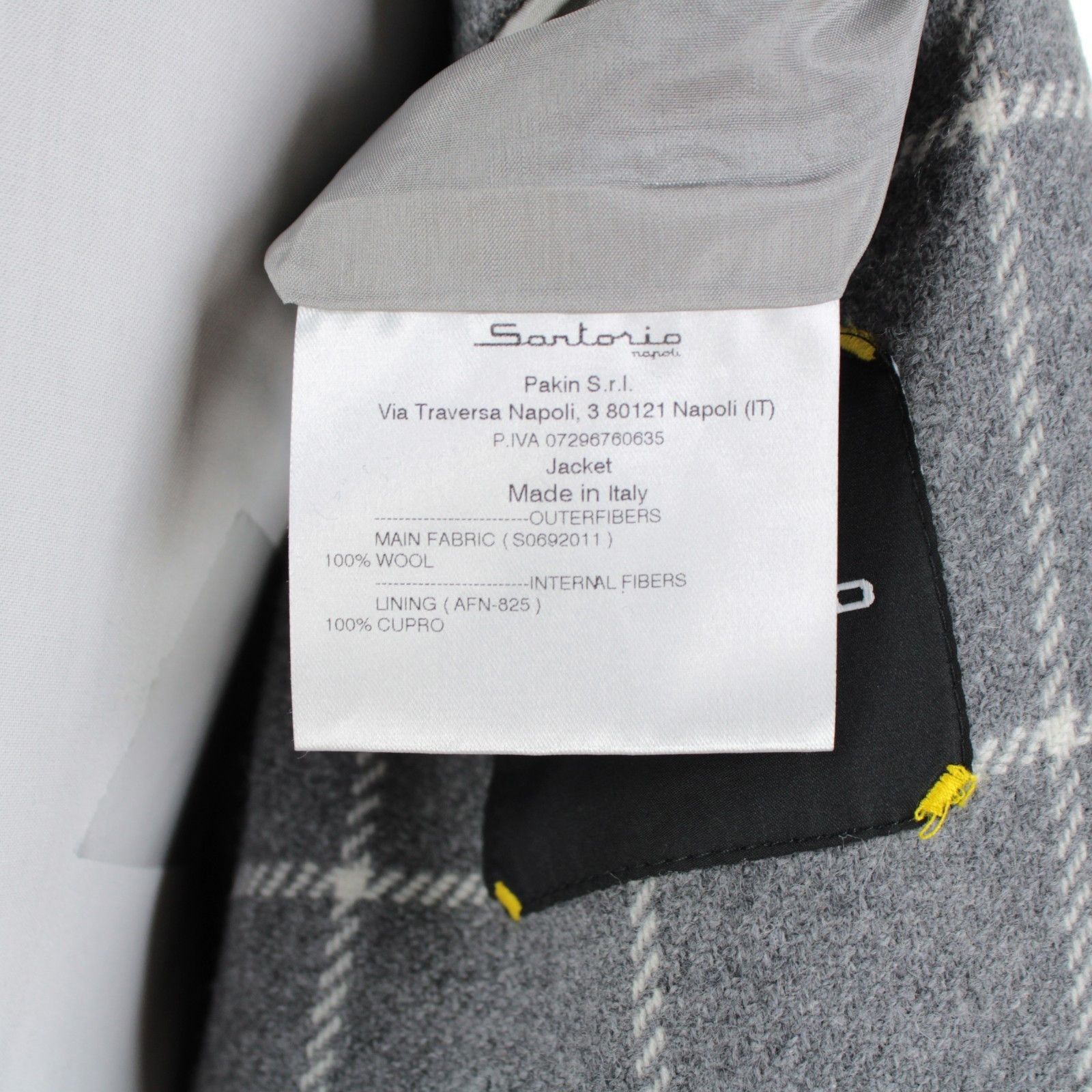 SARTORIO Sartorio Sport Coat Size 52 Regular US in Gray Size 52R - 8 Thumbnail