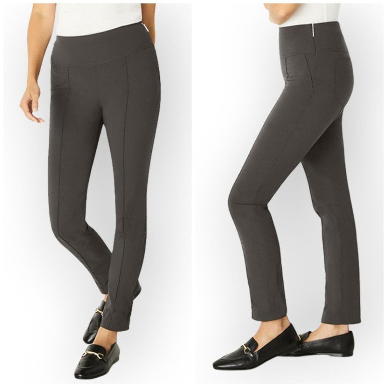 Other Anatomie Sonia Curvy Side Zip Travel Pant Gray XS 26x32 Size 27" / US 4 / IT 40 - 5 Thumbnail