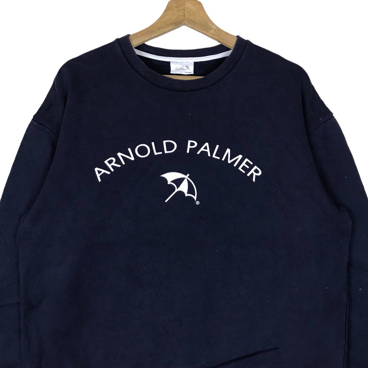 Vintage Vintage Arnold Palmer Spell Out Pullover Jumper Sweatshirt Size US L / EU 52-54 / 3 - 2 Thumbnail