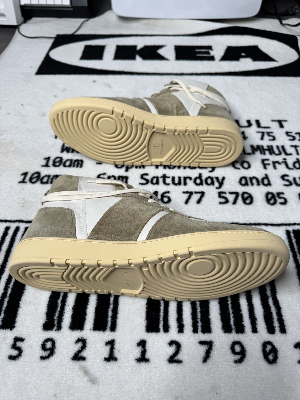 Collegium Collegium Pillar Destroyer High Richie Le “Sage Suede” Size US 11 / EU 44 - 3 Thumbnail