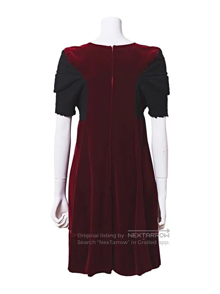 Comme des Garcons Comme Des Garcons Fulling Period Wine Red Velvet Patchwork Size M / US 6-8 / IT 42-44 - 3 Thumbnail