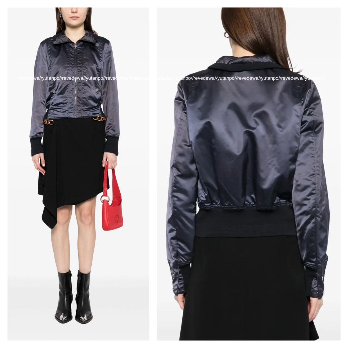 Chanel Recent Model Chanel Nylon Blouson Bomber Jacket Size XS / US 0-2 / IT 36-38 - 3 Thumbnail