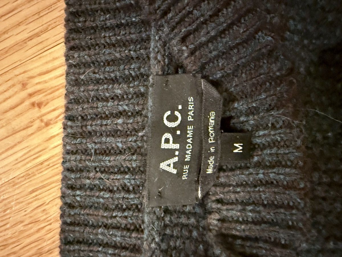 A.P.C. Ernen melange mockneck pennant sweater Size US M / EU 48-50 / 2 - 5 Thumbnail