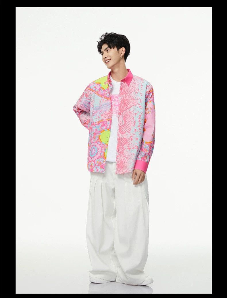 Other Malaysia Pattern Multi-color Button Up Shirt Size US M / EU 48-50 / 2 - 10 Thumbnail