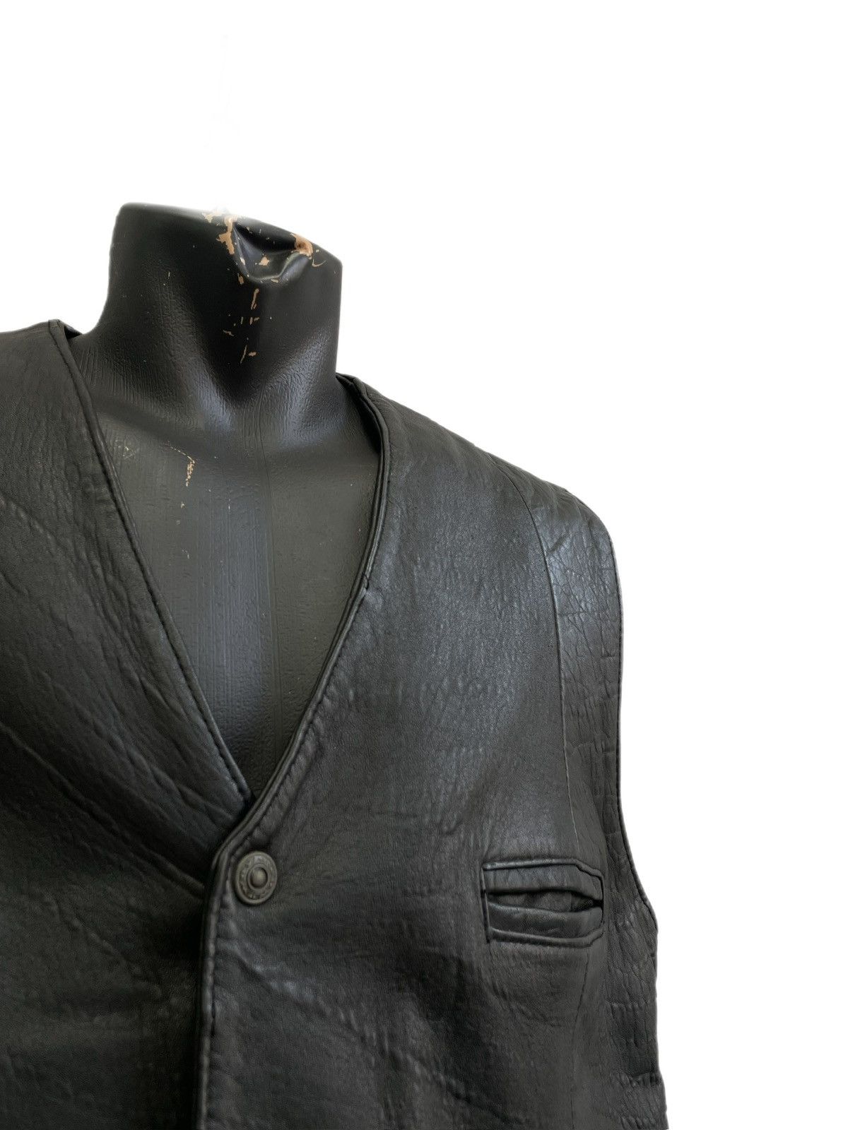Harley Davidson Vintage leather vest biker gothic y2k style harley davidson Size US L / EU 52-54 / 3 - 4 Thumbnail
