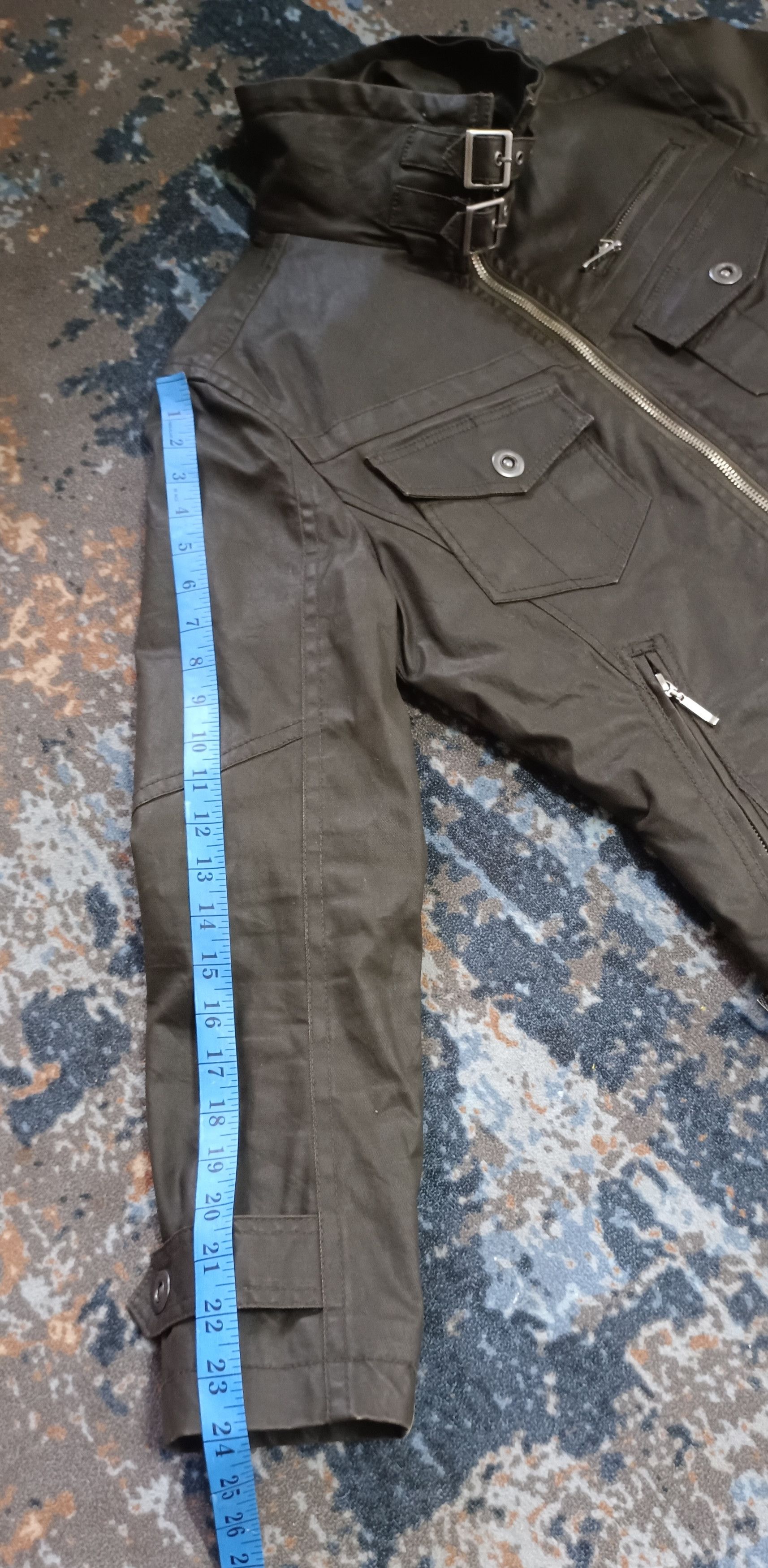 Japanese Brand Atelier Sab Men Wax Jacket Tactical Pocket Size US M / EU 48-50 / 2 - 17 Thumbnail