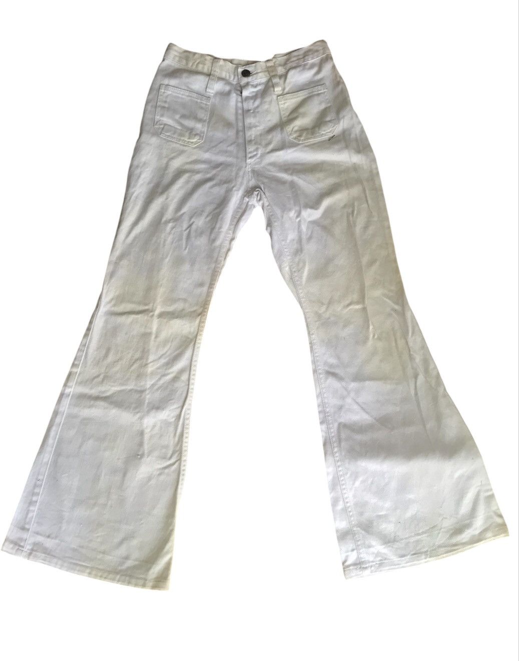 Japanese Brand × Vintage Acme Bushpant Flared Jeans Bootcut Scovill Zipper Size 27" / US 4 / IT 40 - 1 Thumbnail
