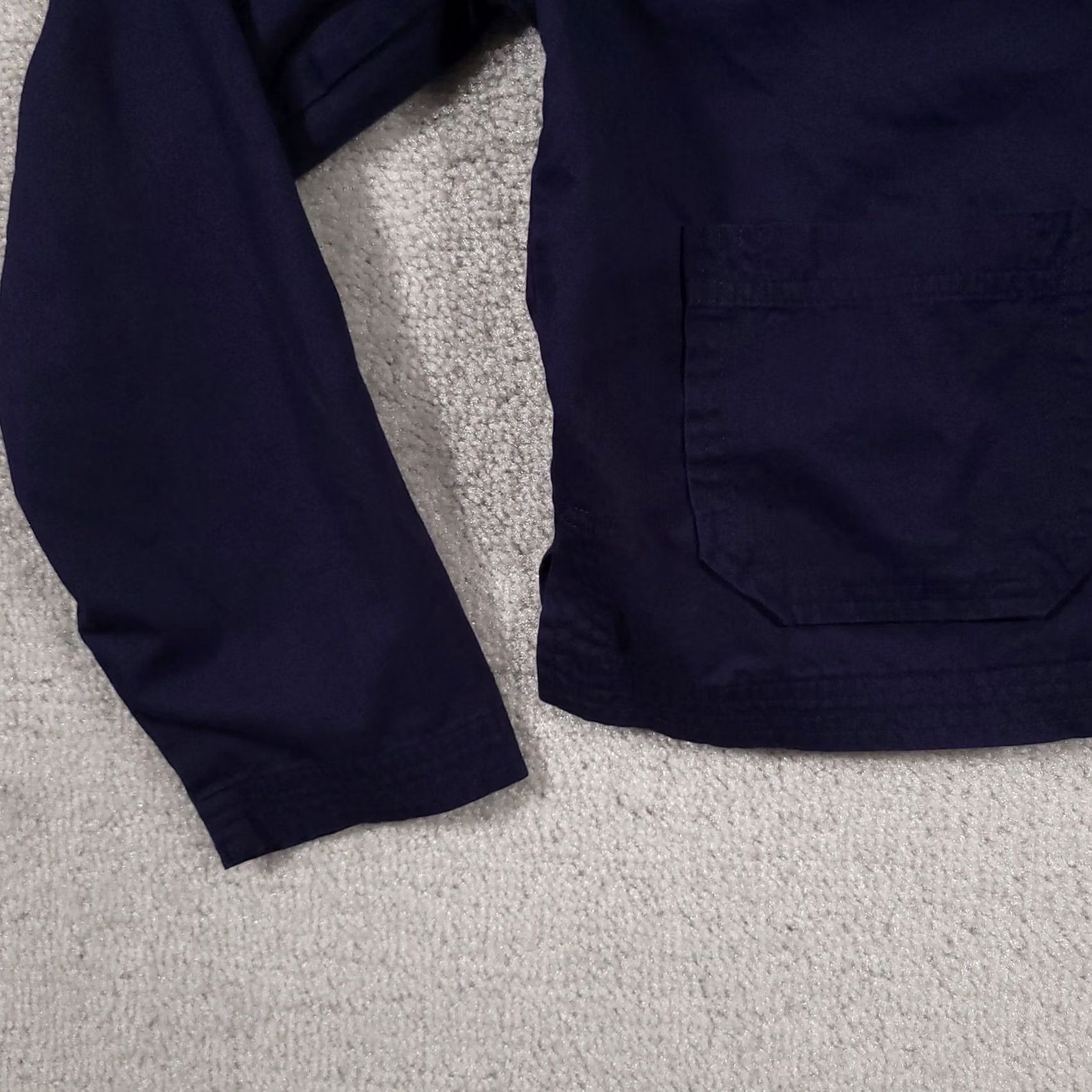 Vintage White Stag Regulation Peacoat Women's Small Navy Blue Crop Pockets Button Front Coat Size S / US 4 / IT 40 - 5 Thumbnail