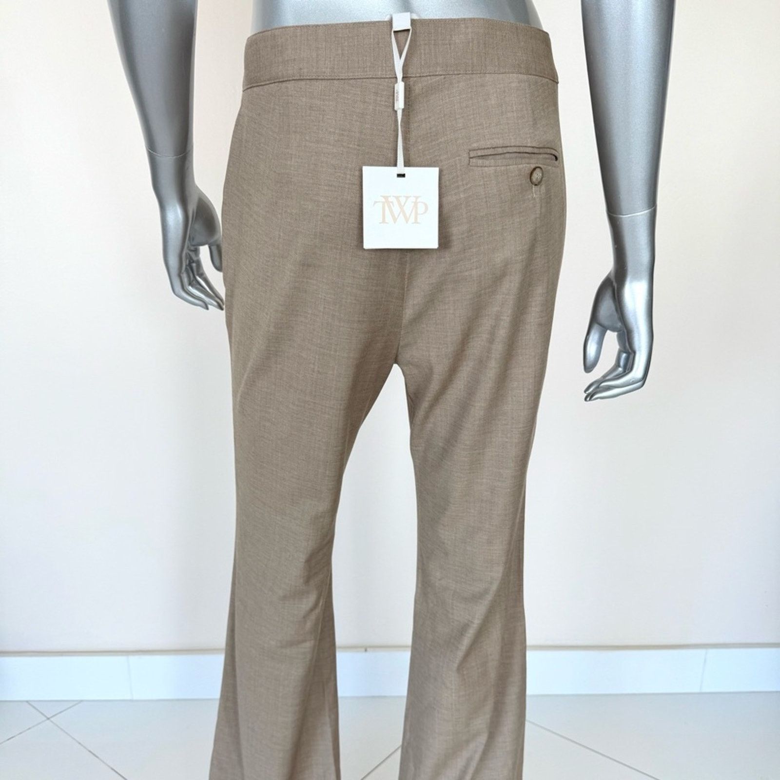 Other NWT!!! TWP women beige trousers size 8 US Retail 550$ Size 30" / US 8 / IT 44 - 4 Thumbnail