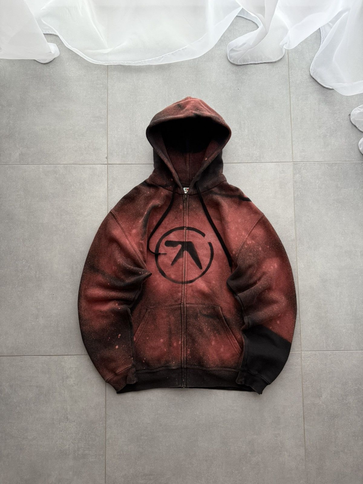 Vintage Sun Faded Zip Hoodie | Grailed
