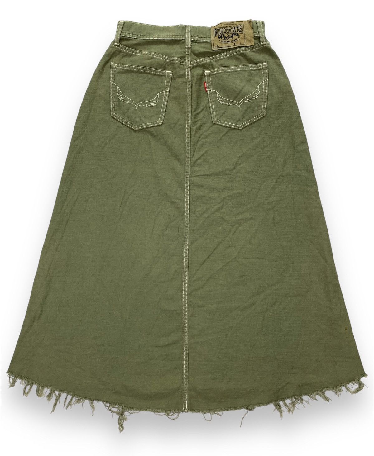 Japanese Brand Rodeo Crowns Dirty Skirt Size 27" / US 4 / IT 40 - 2 Thumbnail