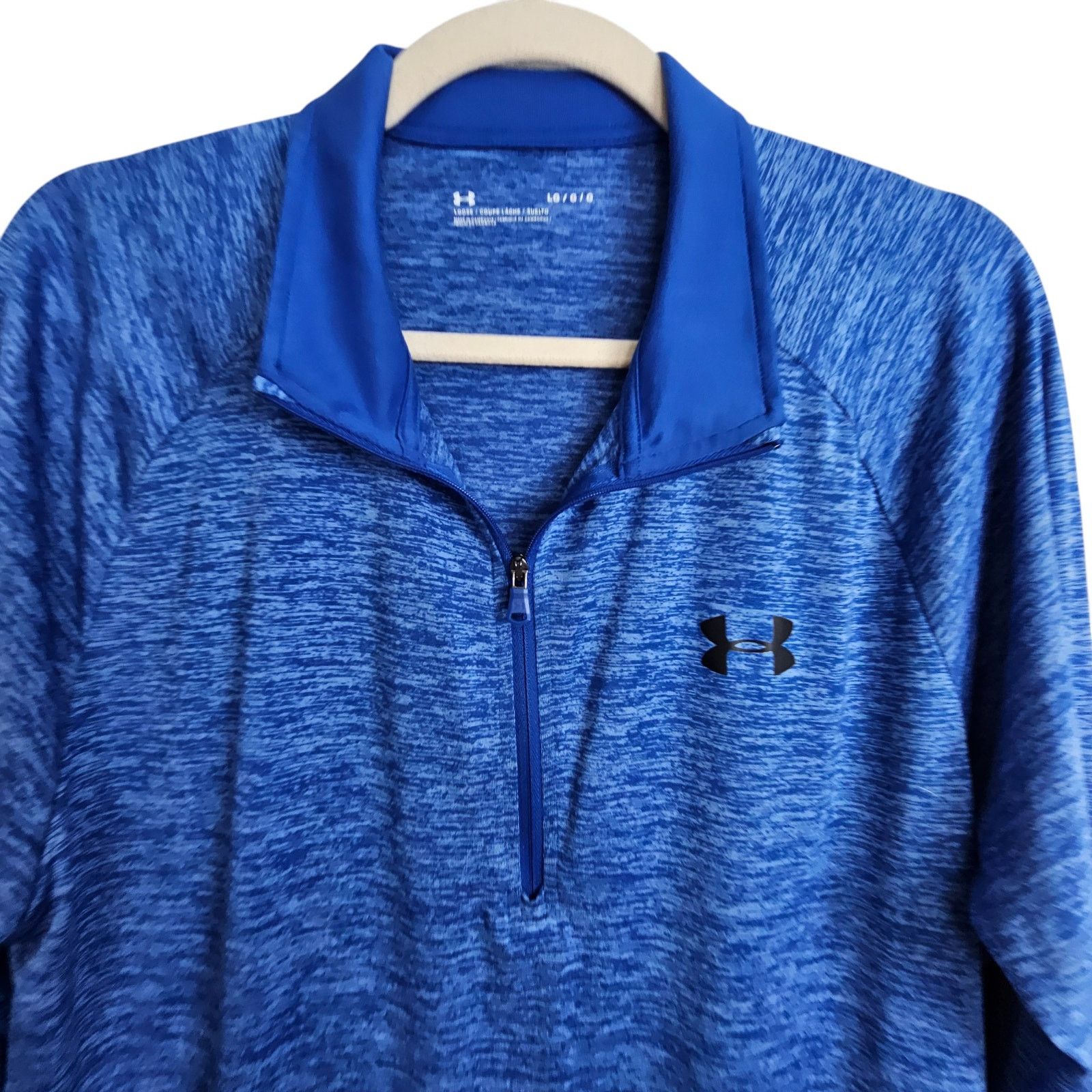 Under Armour Under Armour Mens Loose Fit Pullover 1/4 Zip Shirt L Stretc Size US L / EU 52-54 / 3 - 2 Thumbnail