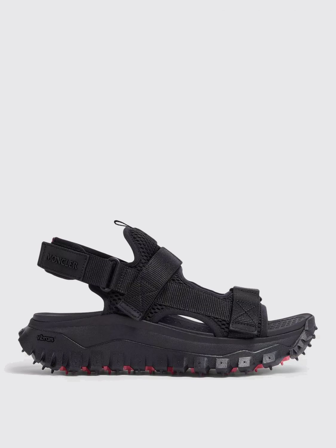 image of Moncler Flat Sandals Woman Black, Women's (Size 6)
