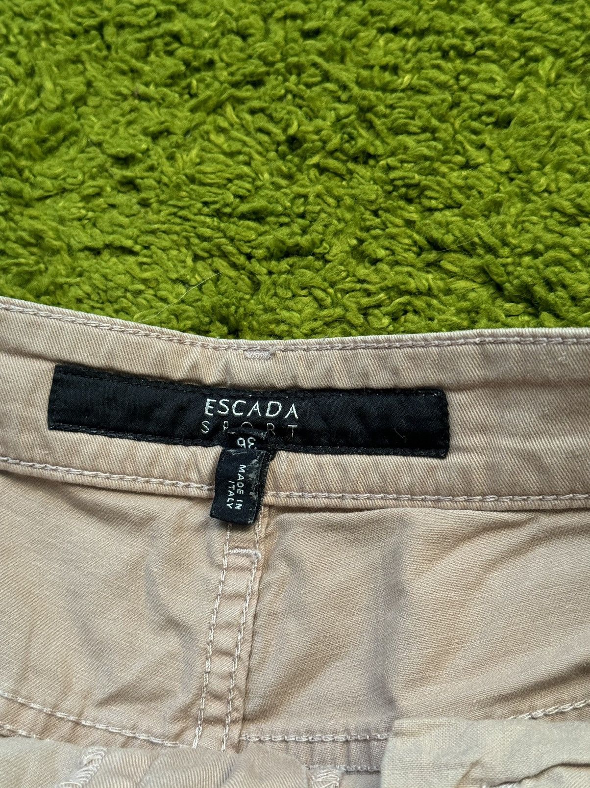 Designer × Escada × Escada Sport Escada luster silver waxed pants Size 26" / US 2 / IT 38 - 3 Thumbnail