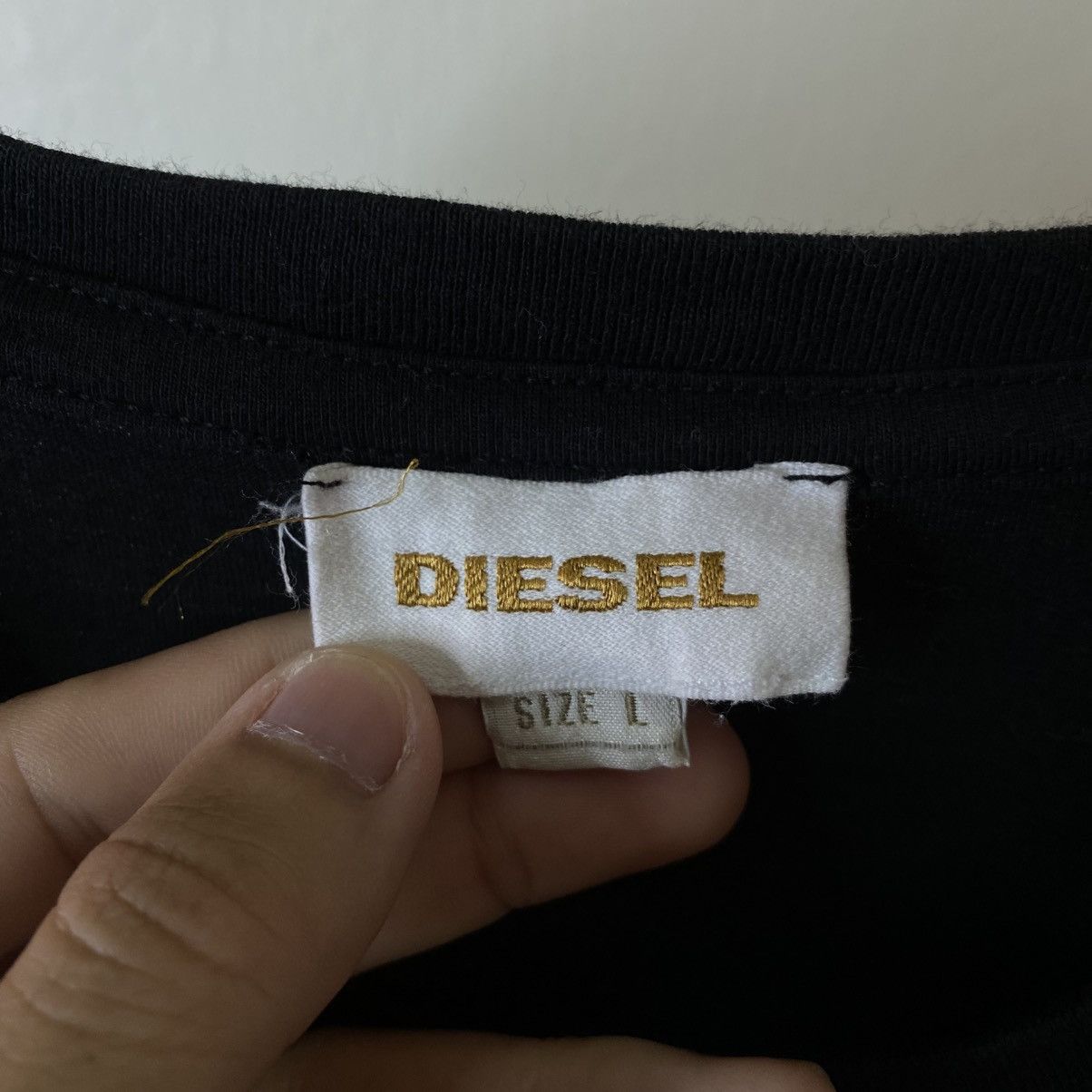 Diesel Vintage Y2K Diesel Industry Velvet Logo T Shirt Size US M / EU 48-50 / 2 - 3 Thumbnail