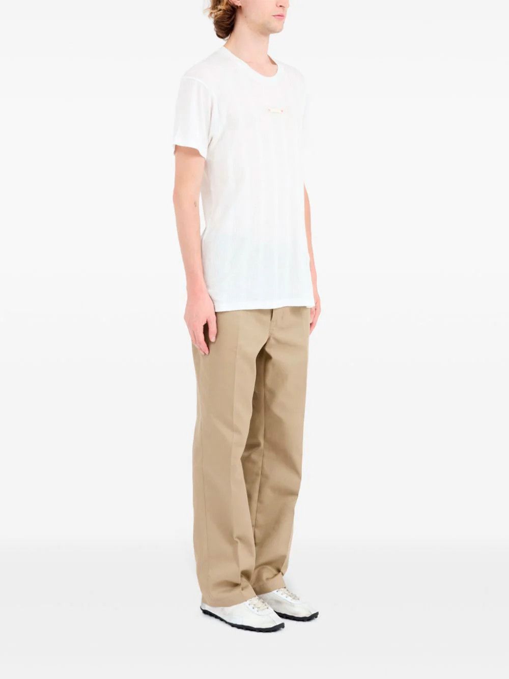 o1w1db10126 Name Tag T-Shirt in White